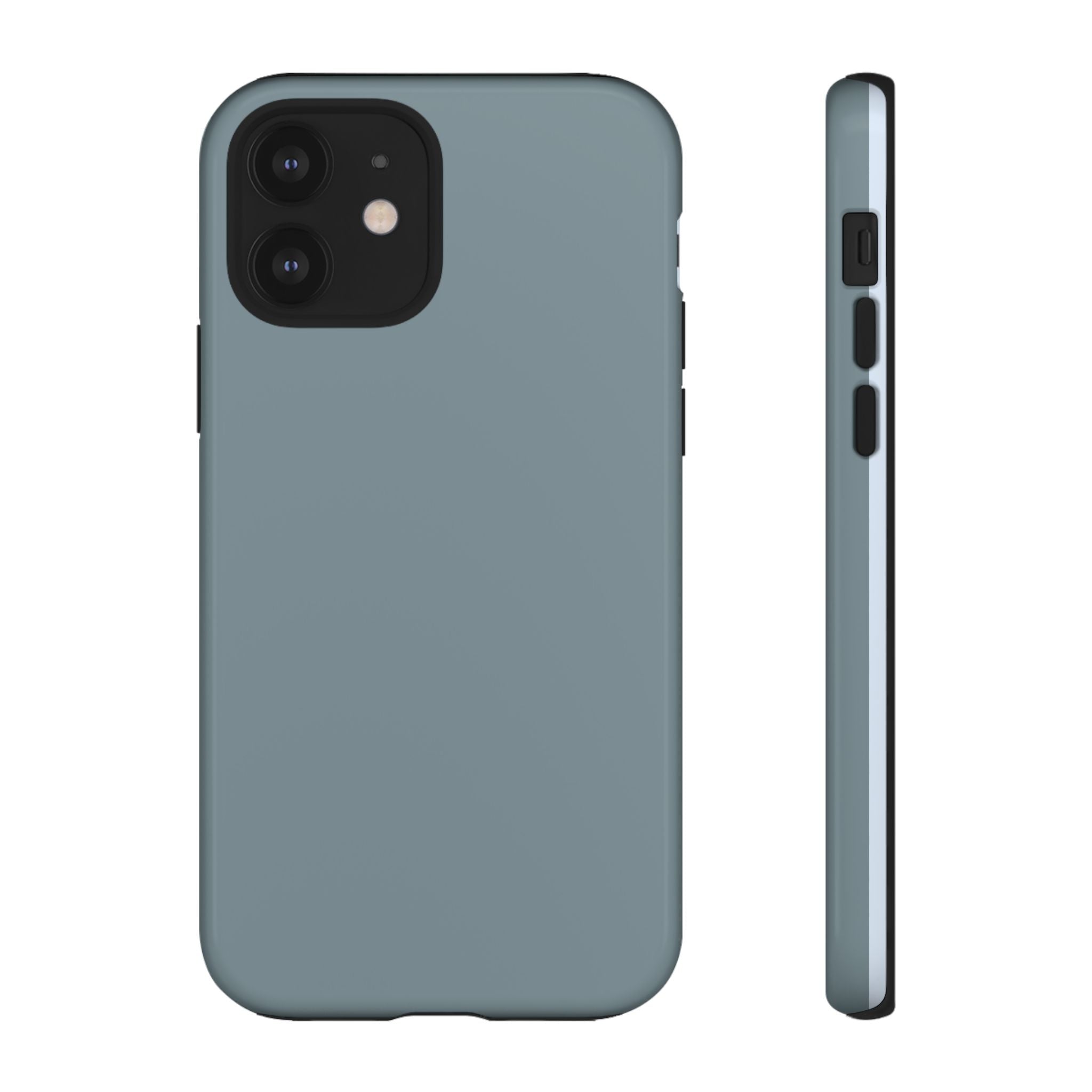 Tough iPhone Case - Blue/Grey Color