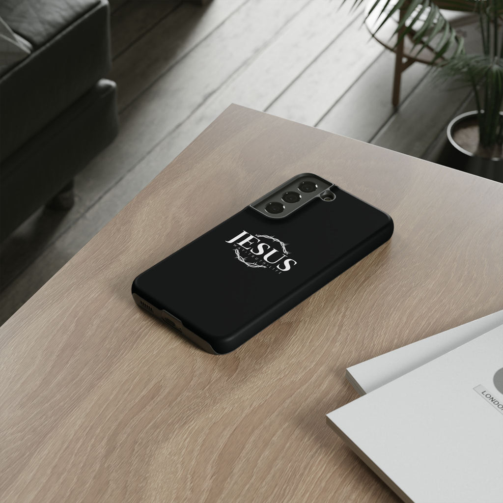 Jesus Crown Tough Phone Case — Faith-Based Case