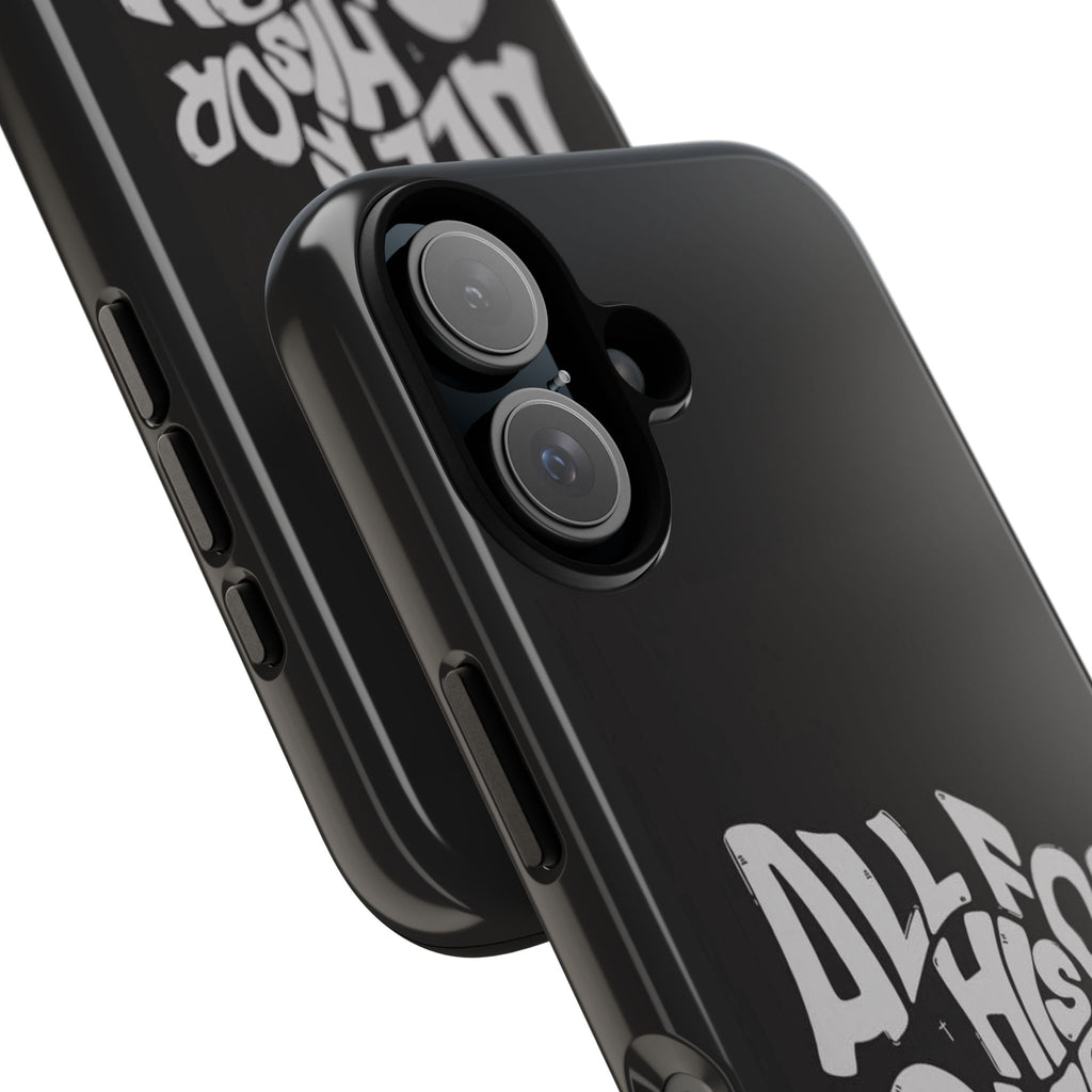 All For His Glory Phone Case — Christian Faith Script Protective Cover