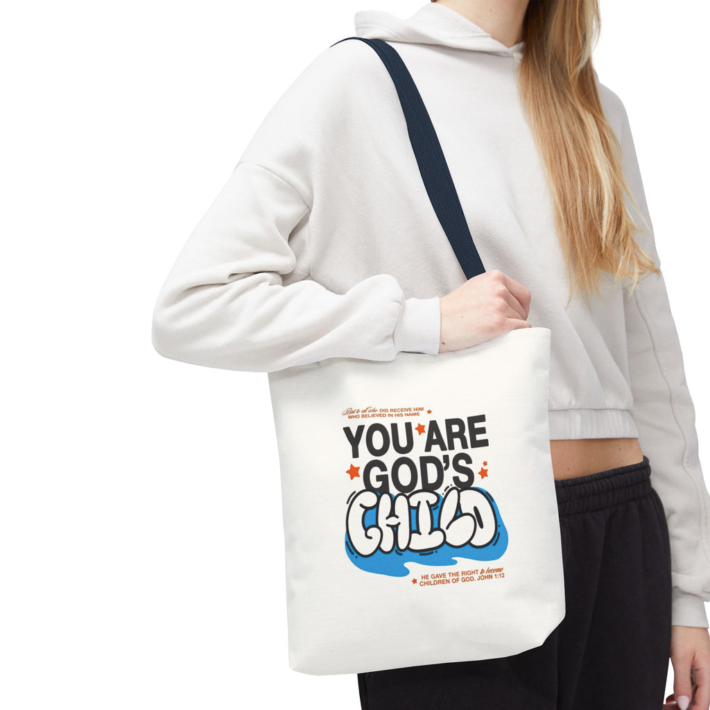 Inspirational "You Are God's Child" Tote Bag