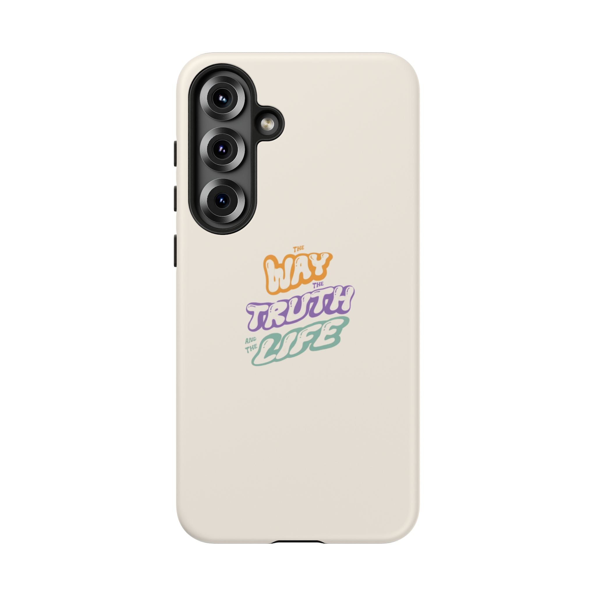 'Way,Truth,Life' Pastel Graphic Protective Tough Case