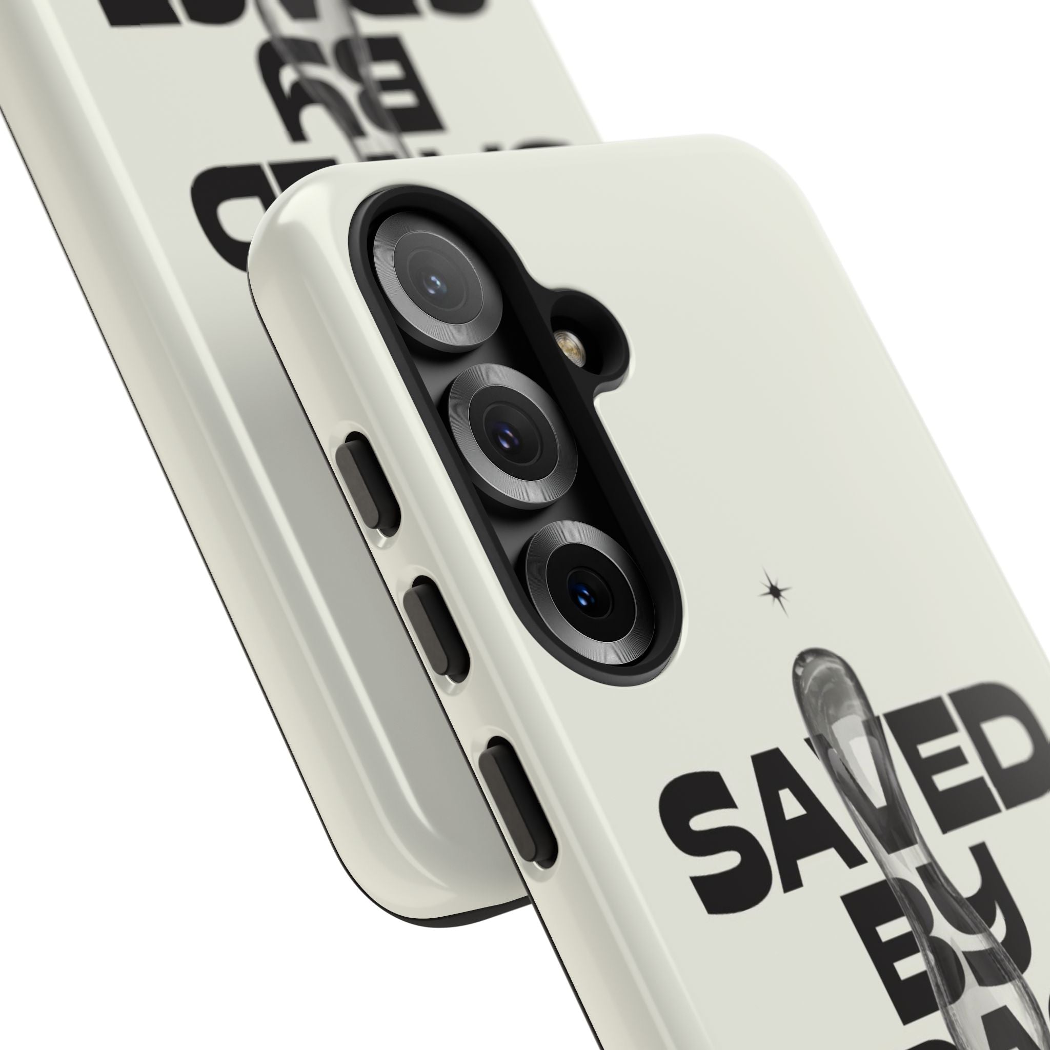 Saved By Grace Tough Phone Case — Christian Faith iPhone Cover