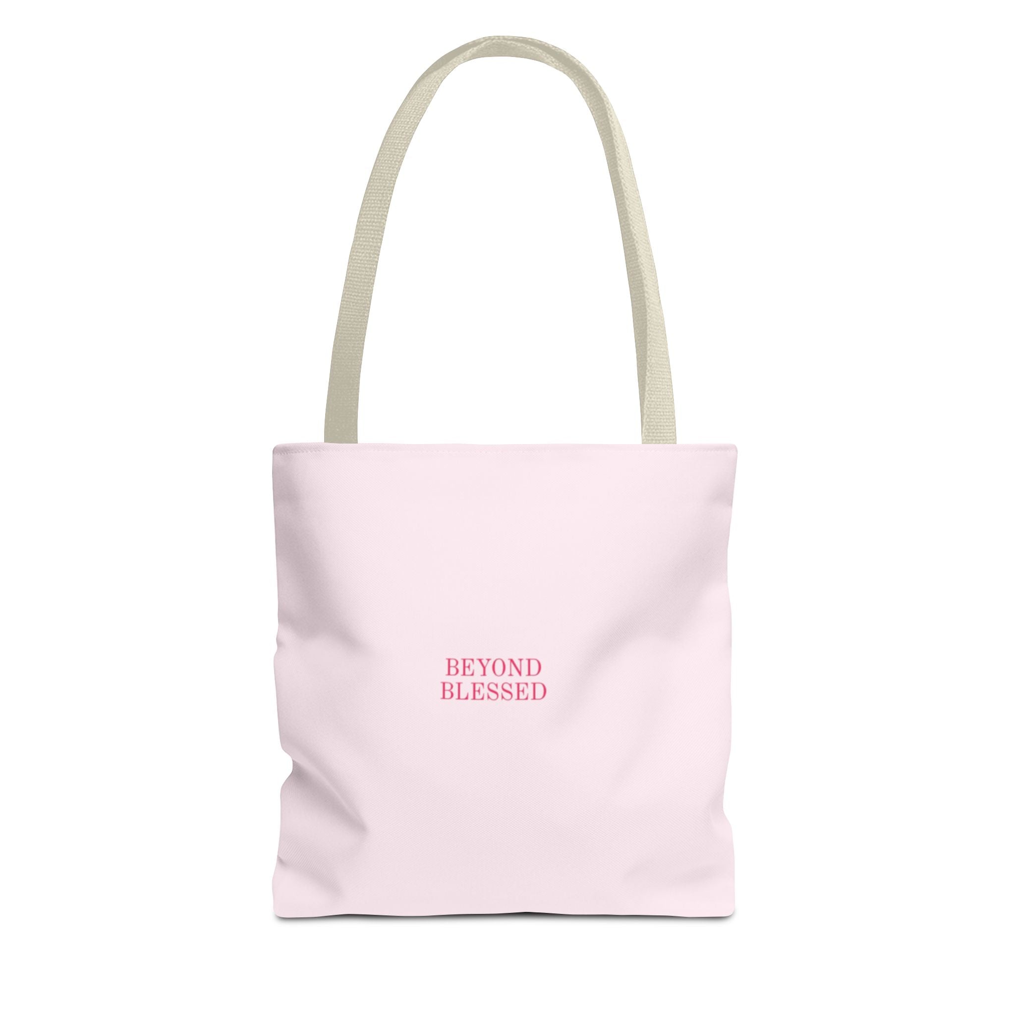 Beyond Blessed Pink Tote Bag – Inspirational Everyday Carry Tote