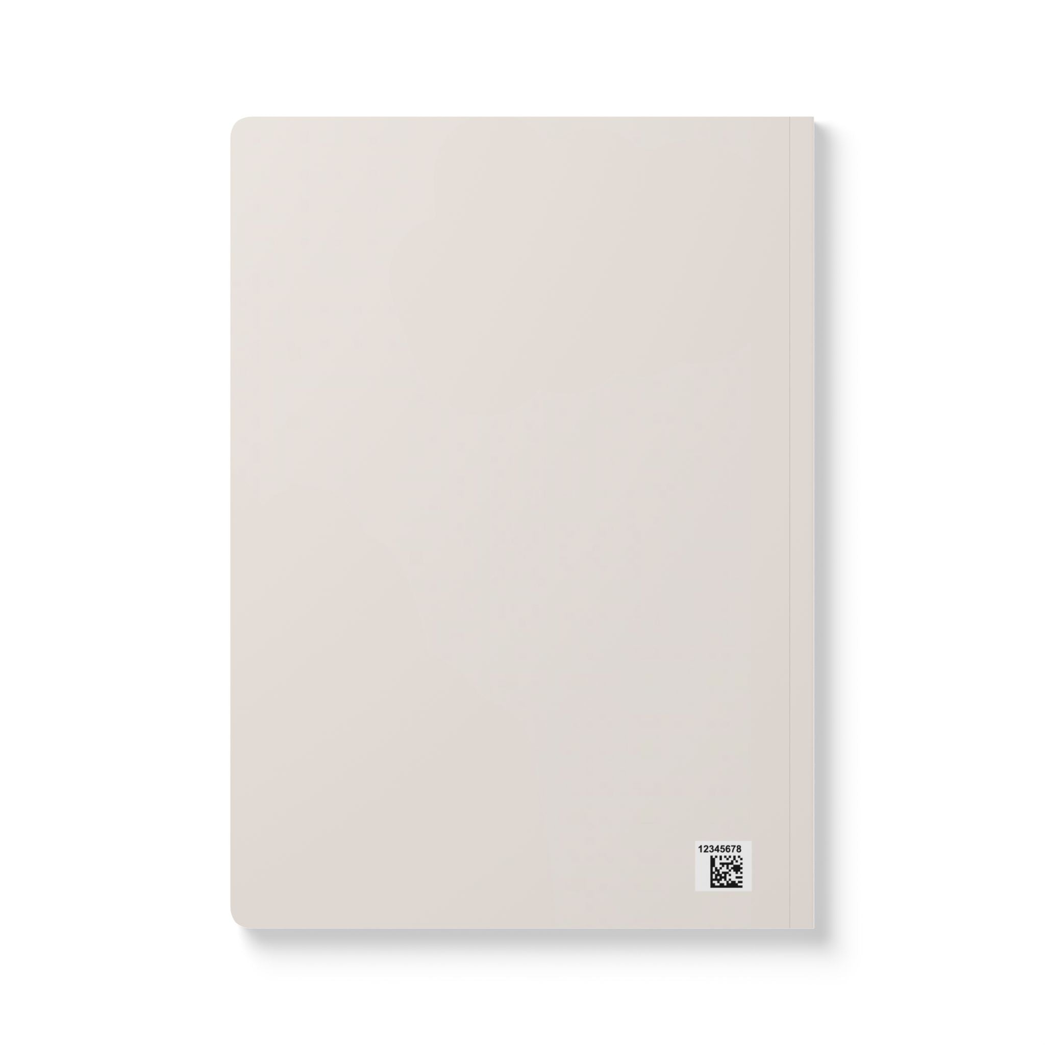 Neutral Abstract Pattern Softcover Journal — Lined Journal