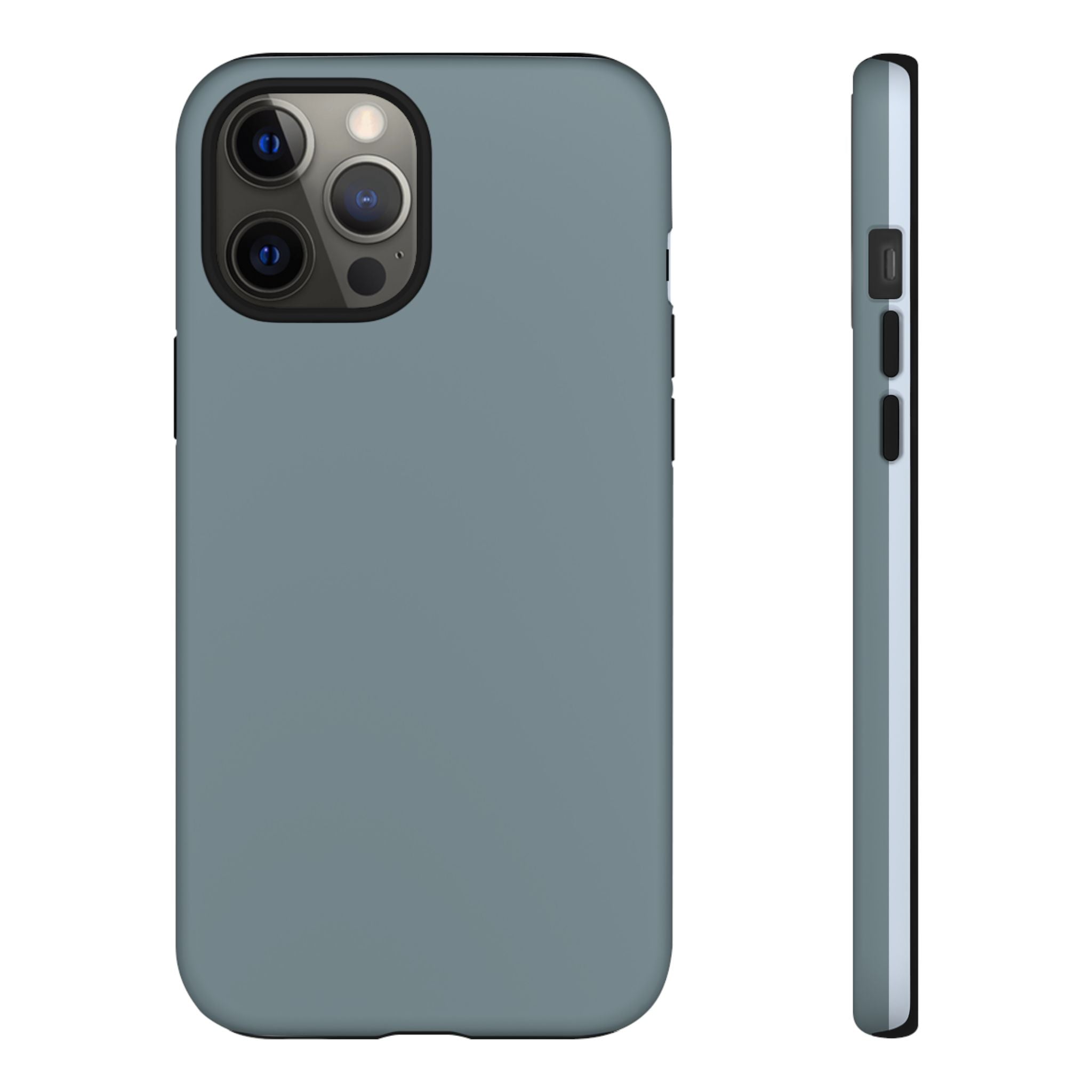 Tough iPhone Case - Blue/Grey Color