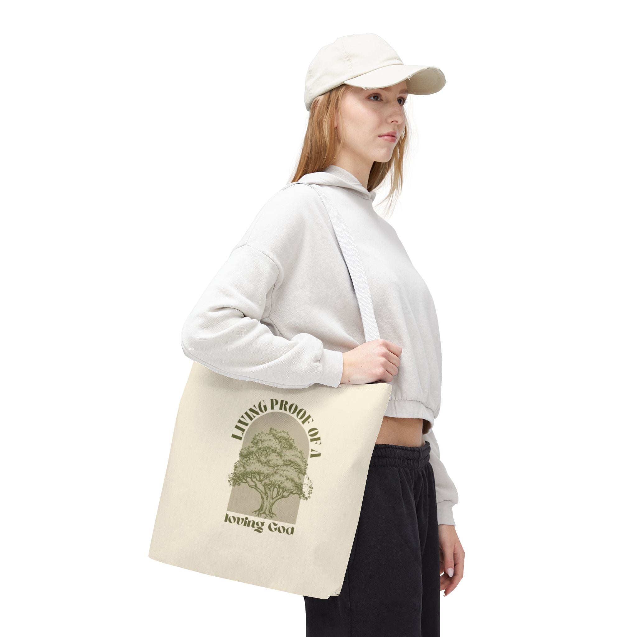 Living Proof Of A Loving God Tote Bag