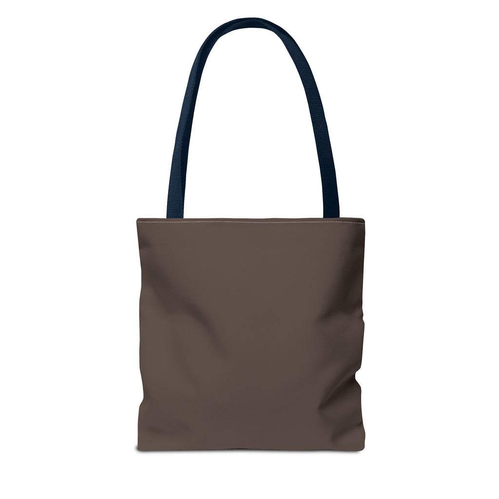 Surrounded by His Goodness Tote Bag — Faith Floral Scripture Shopper