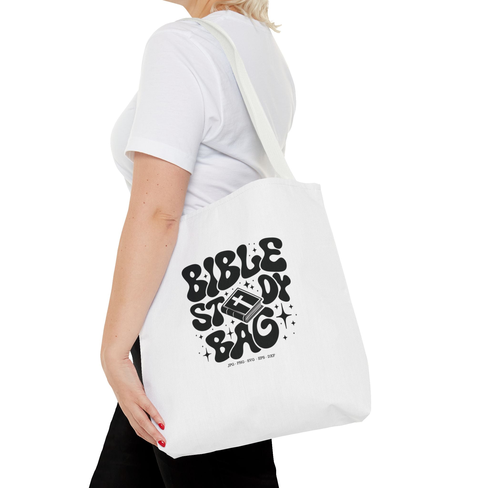 Bible Study Tote Bag – Faith-Inspired Scripture Carryall