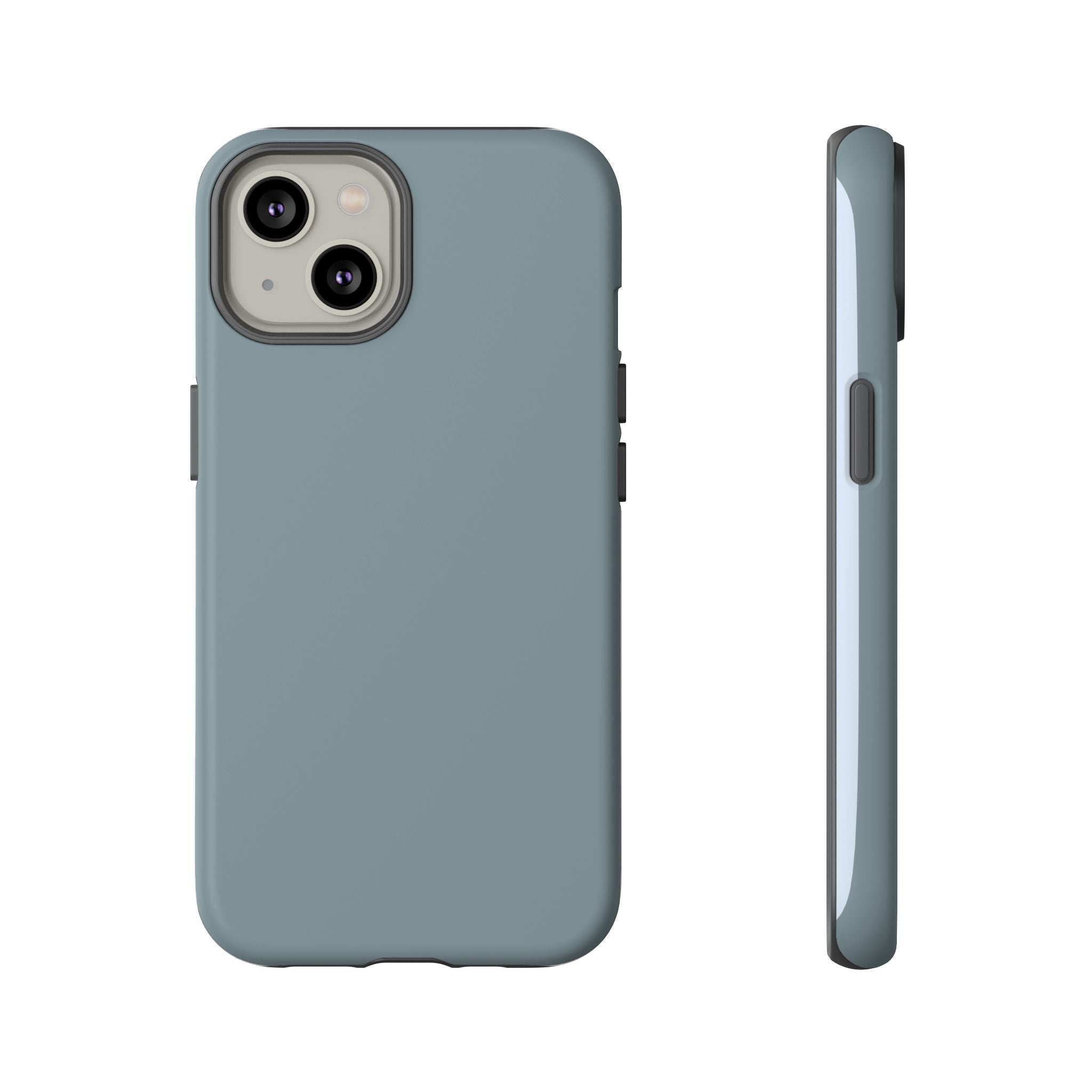 Tough iPhone Case - Blue/Grey Color