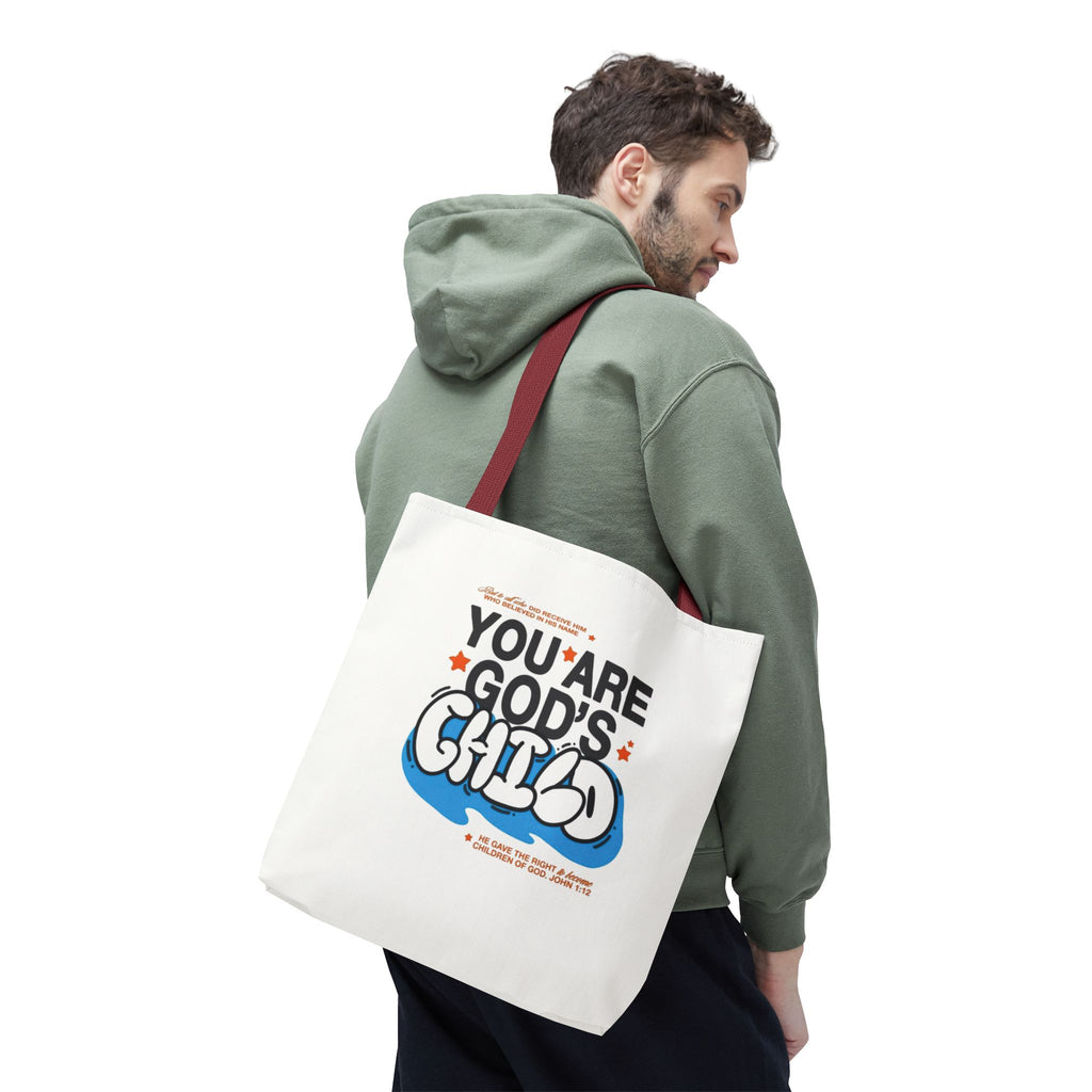 Inspirational "You Are God's Child" Tote Bag