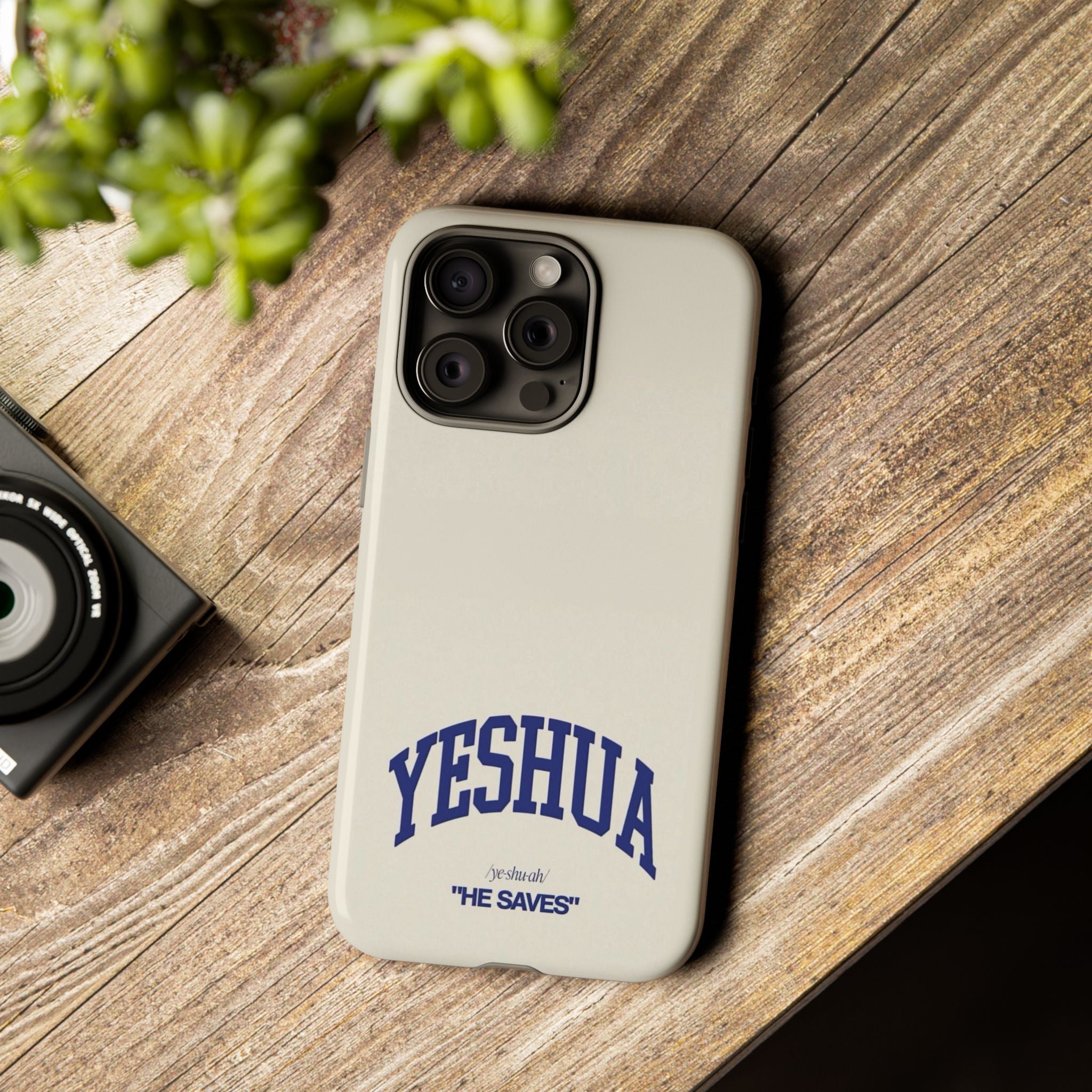 Yeshua 'He Saves' Tough Phone Case