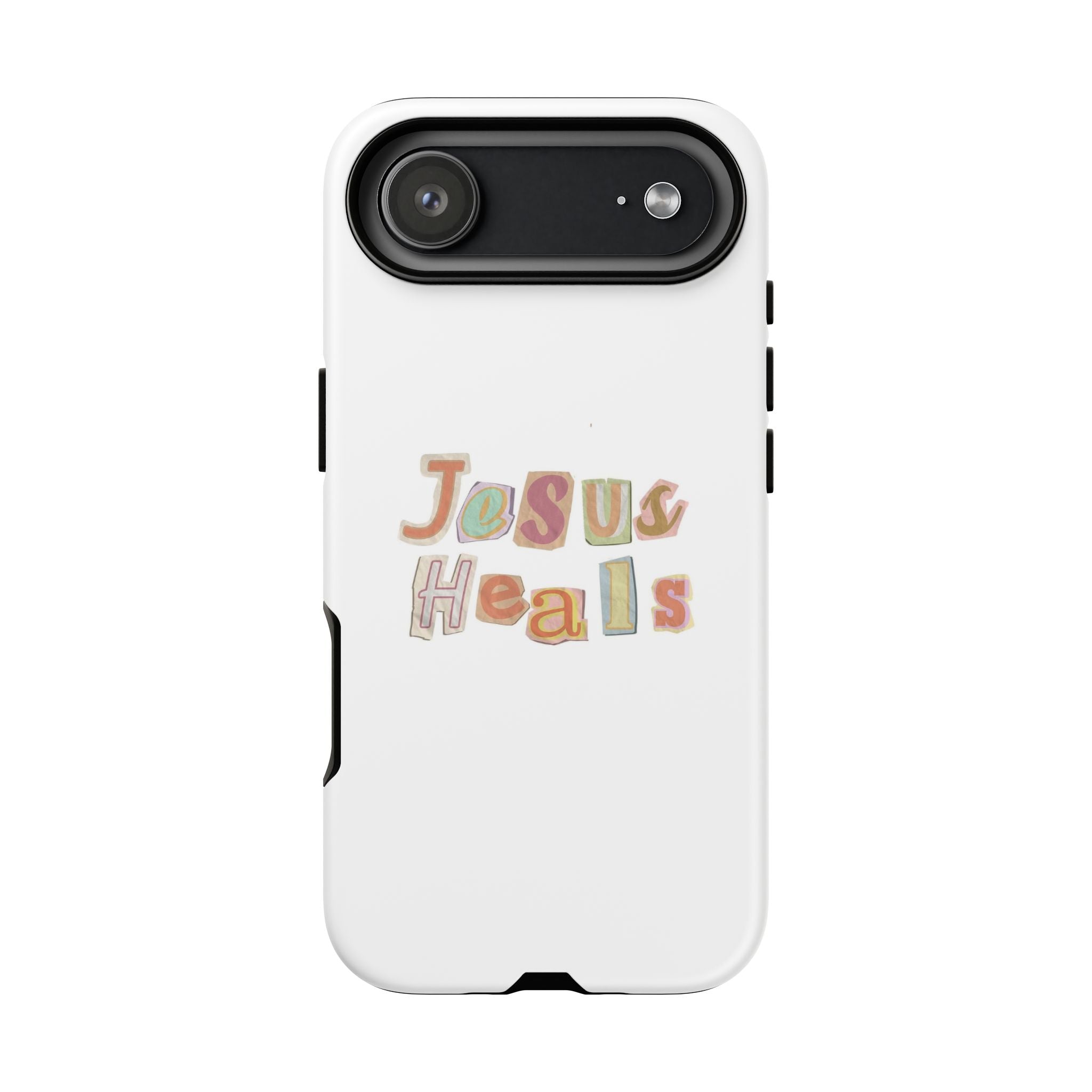 Jesus Heals Phone Case — Christian Faith Inspirational Tough Case