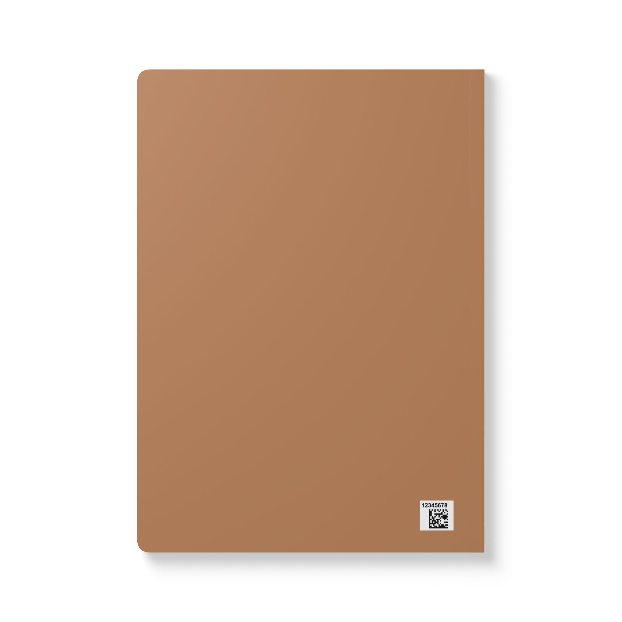 Happiness Softcover Journal – Minimal Neutral Notebook for Gratitude & Daily Notes