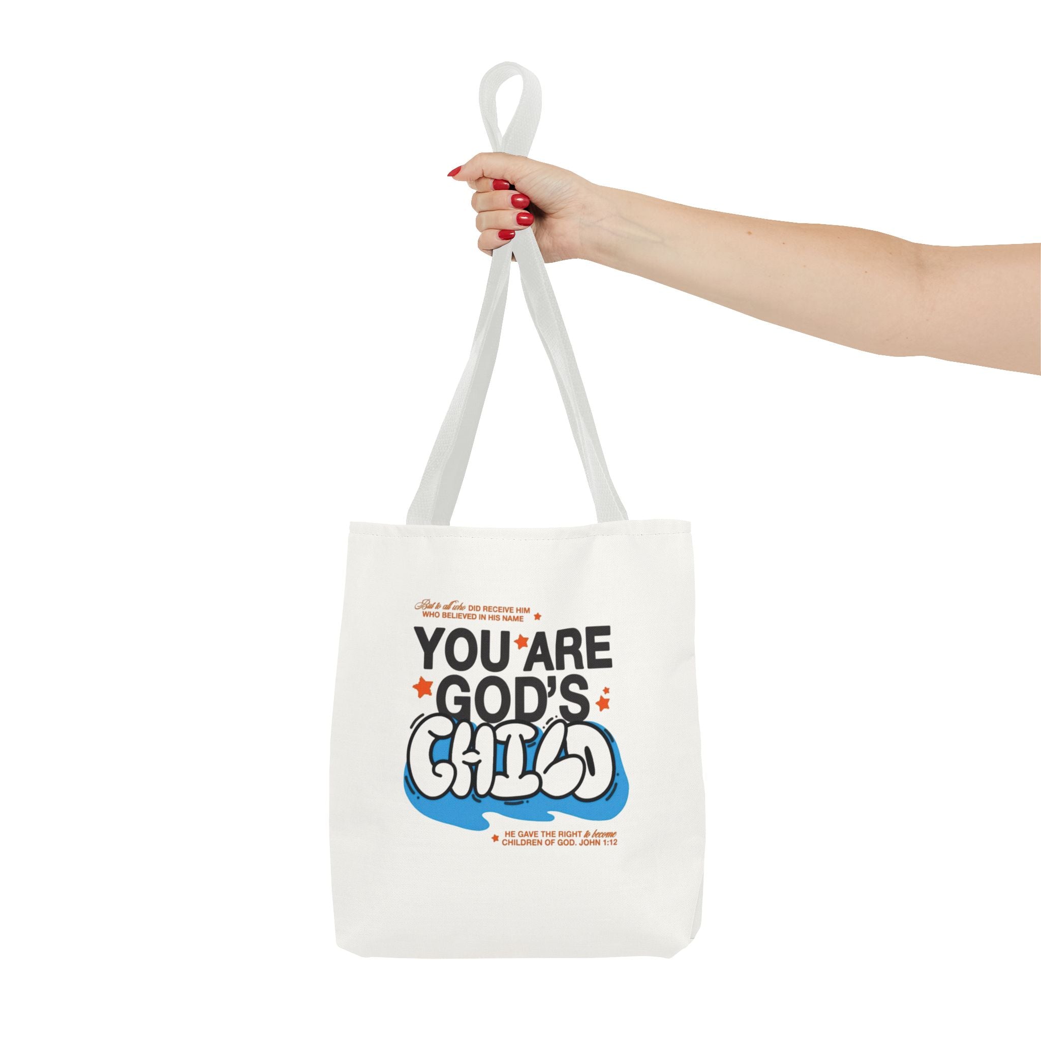 Inspirational "You Are God's Child" Tote Bag