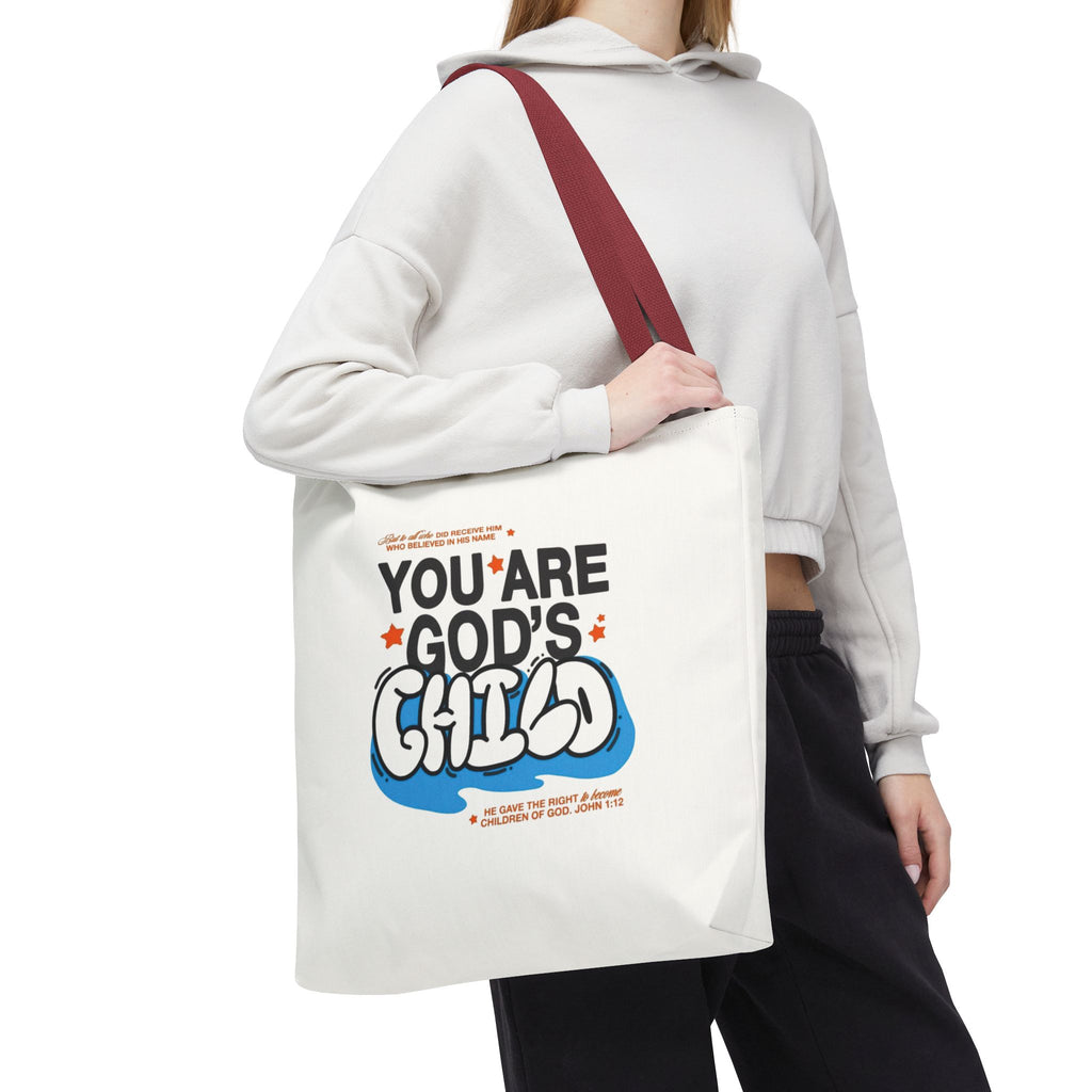 Inspirational "You Are God's Child" Tote Bag