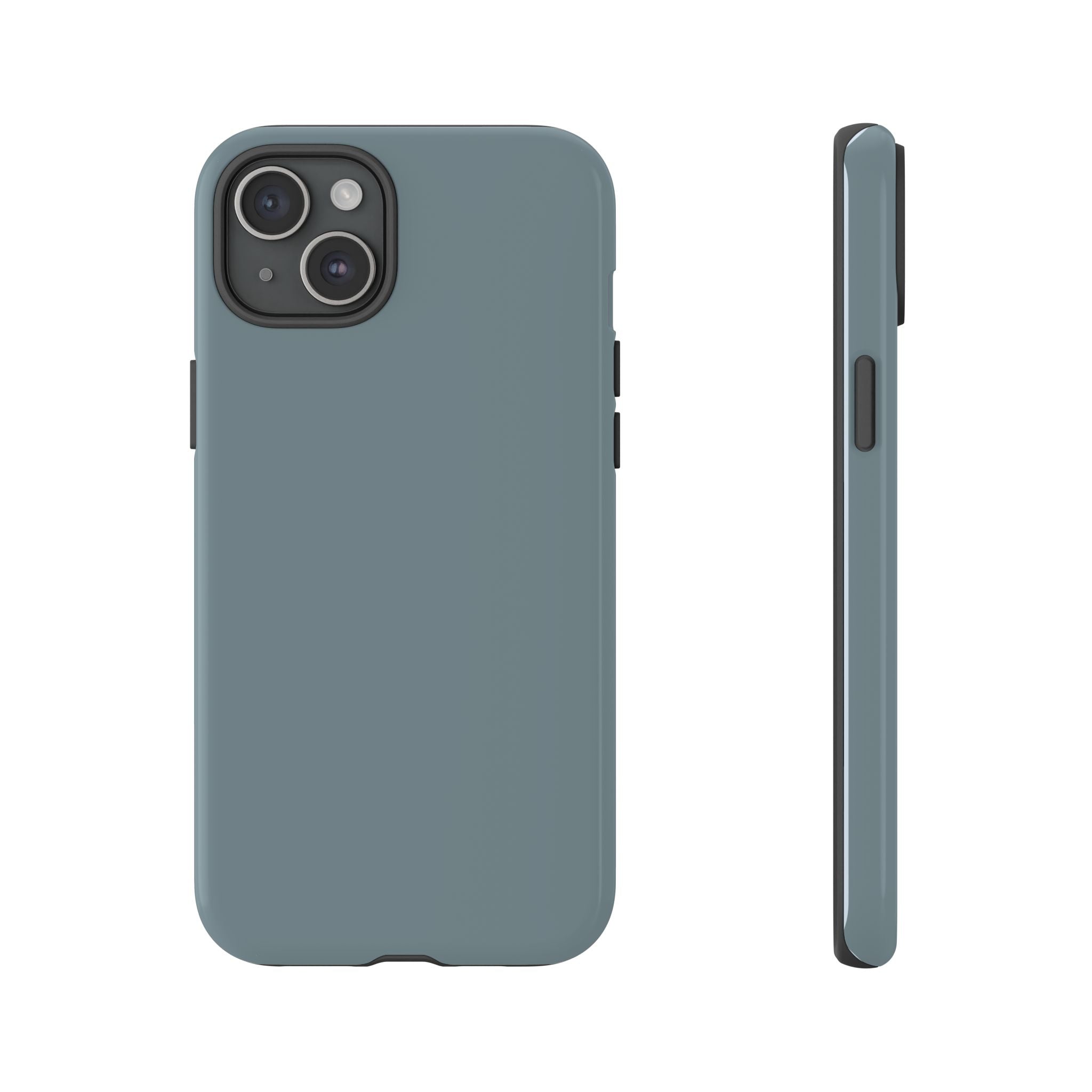 Tough iPhone Case - Blue/Grey Color