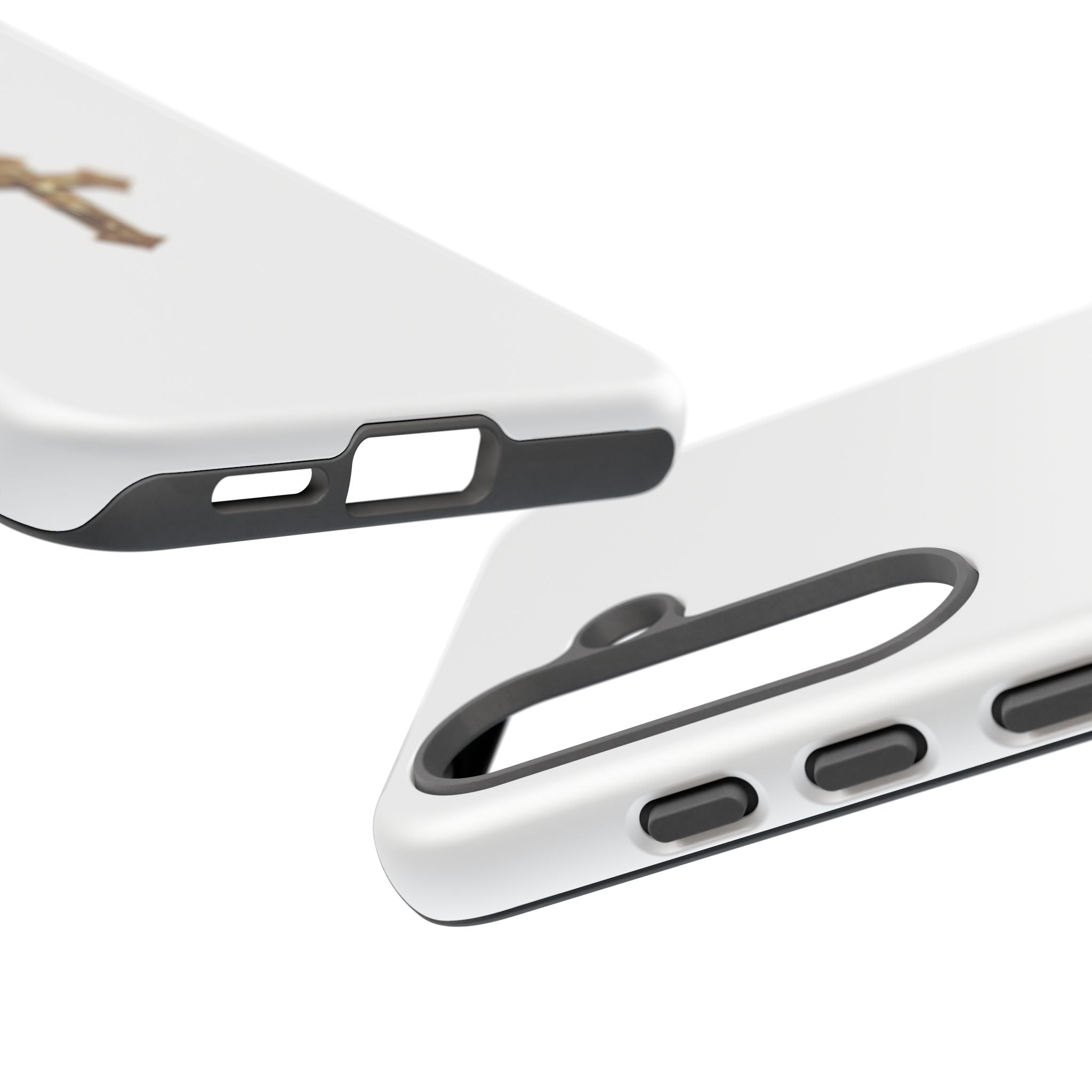 Gold Cross Tough Phone Case | Protective Cover