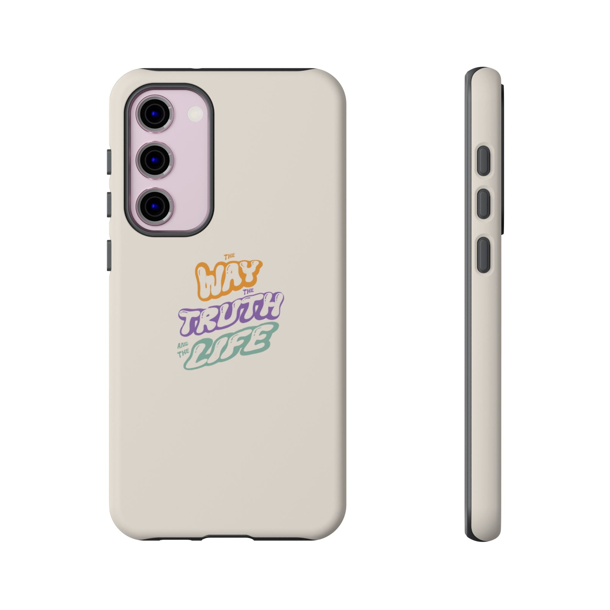 'Way,Truth,Life' Pastel Graphic Protective Tough Case
