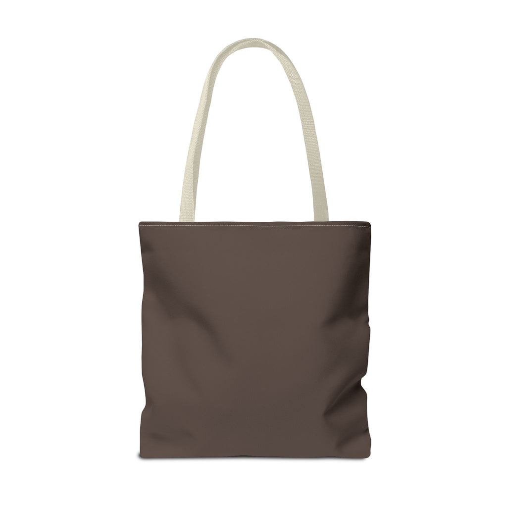 Surrounded by His Goodness Tote Bag — Faith Floral Scripture Shopper