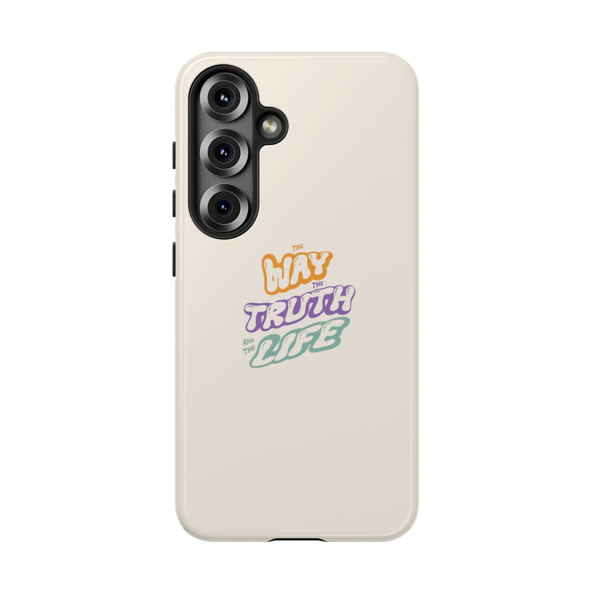 'Way,Truth,Life' Pastel Graphic Protective Tough Case
