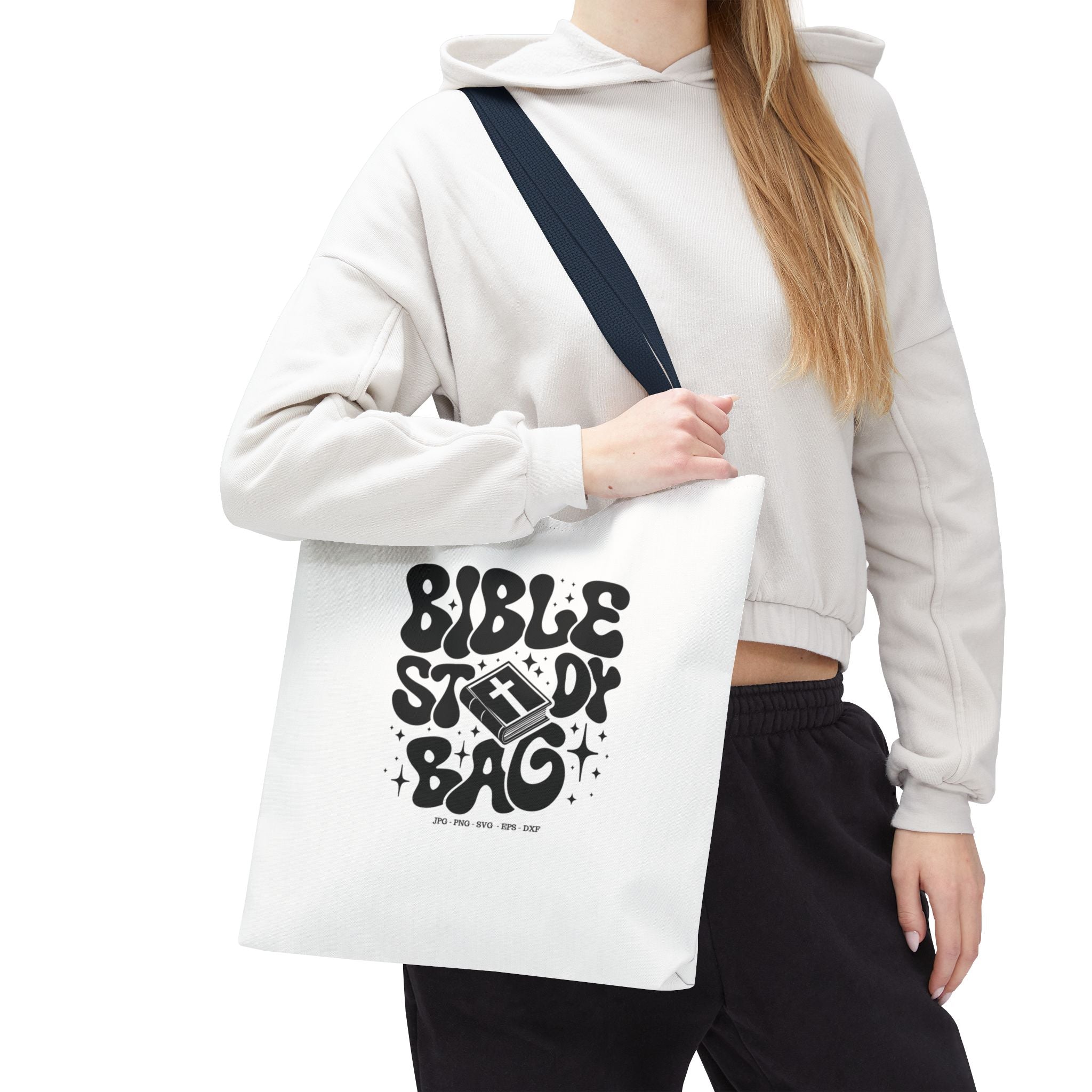 Bible Study Tote Bag – Faith-Inspired Scripture Carryall