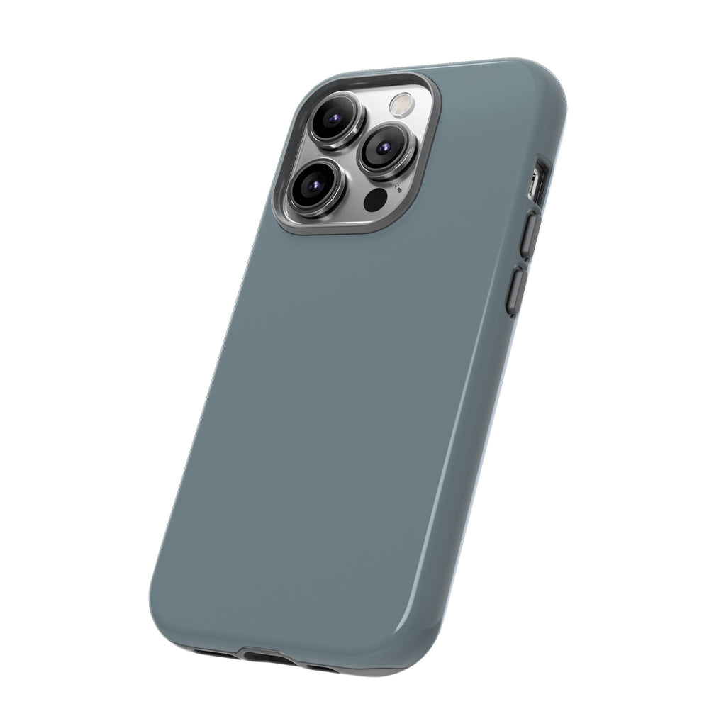 Tough iPhone Case - Blue/Grey Color