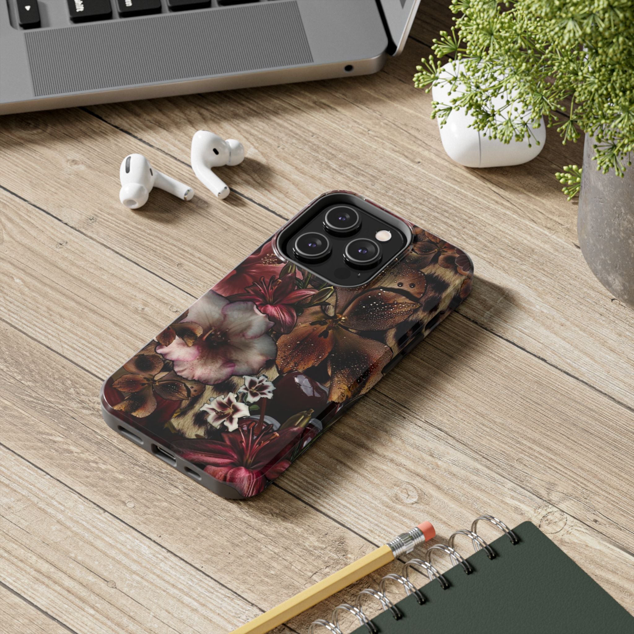 Floral Dark Luxe iPhone Case