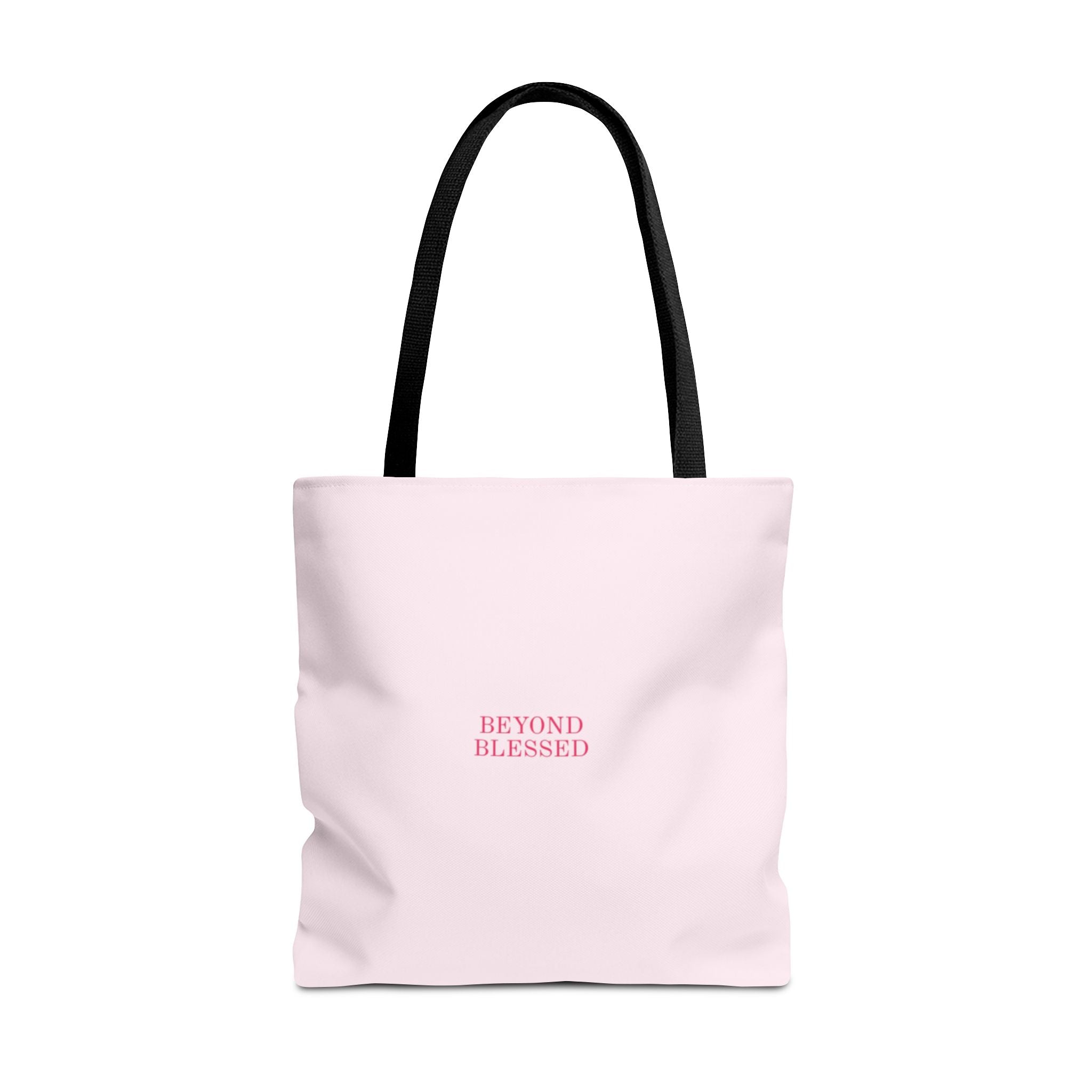 Beyond Blessed Pink Tote Bag – Inspirational Everyday Carry Tote