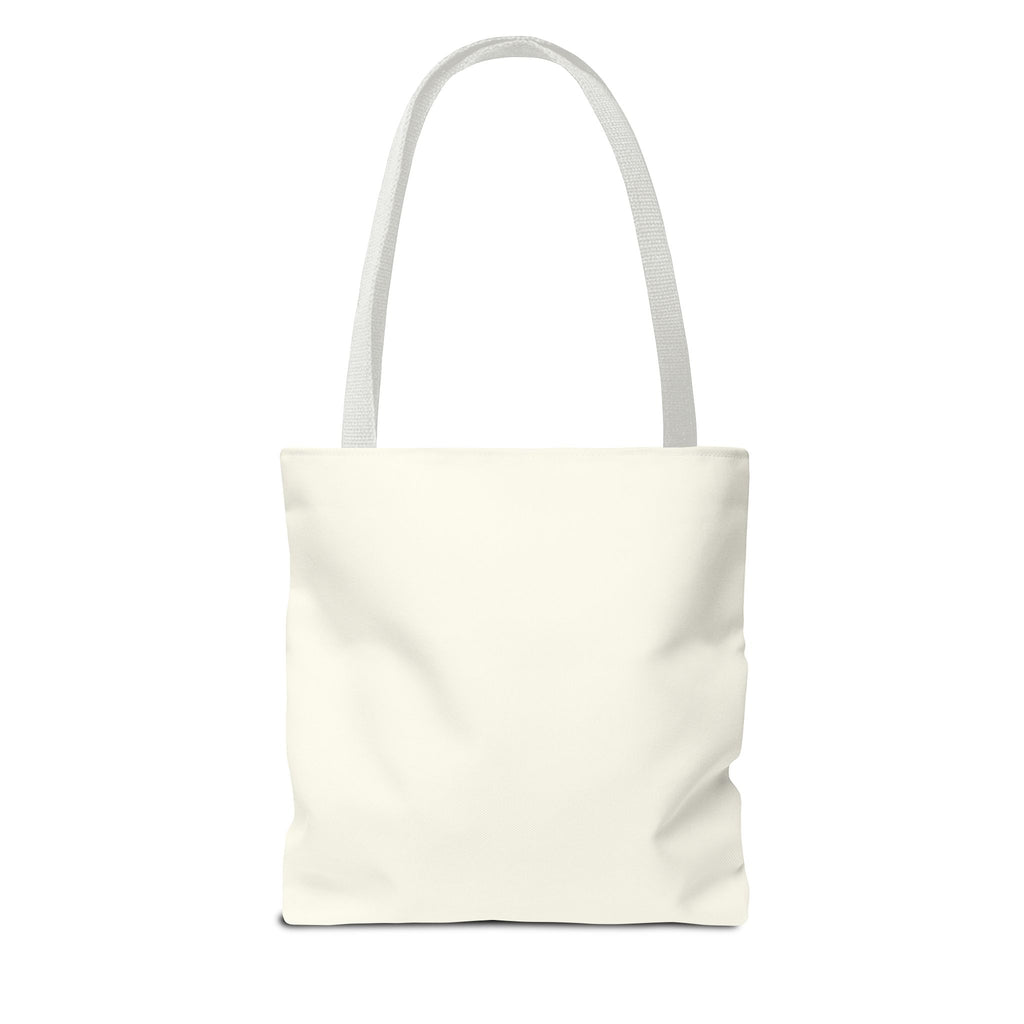 Heaven Music Tote Bag - Retro Blue Graphic All-Over Print