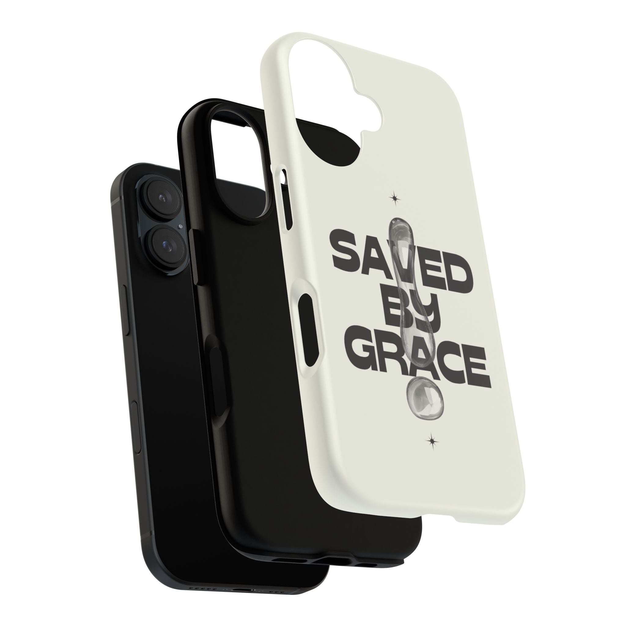 Saved By Grace Tough Phone Case — Christian Faith iPhone Cover