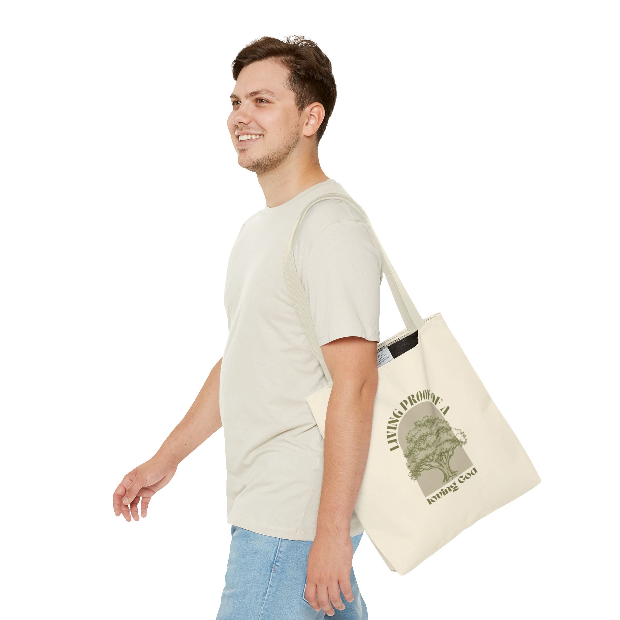 Living Proof Of A Loving God Tote Bag
