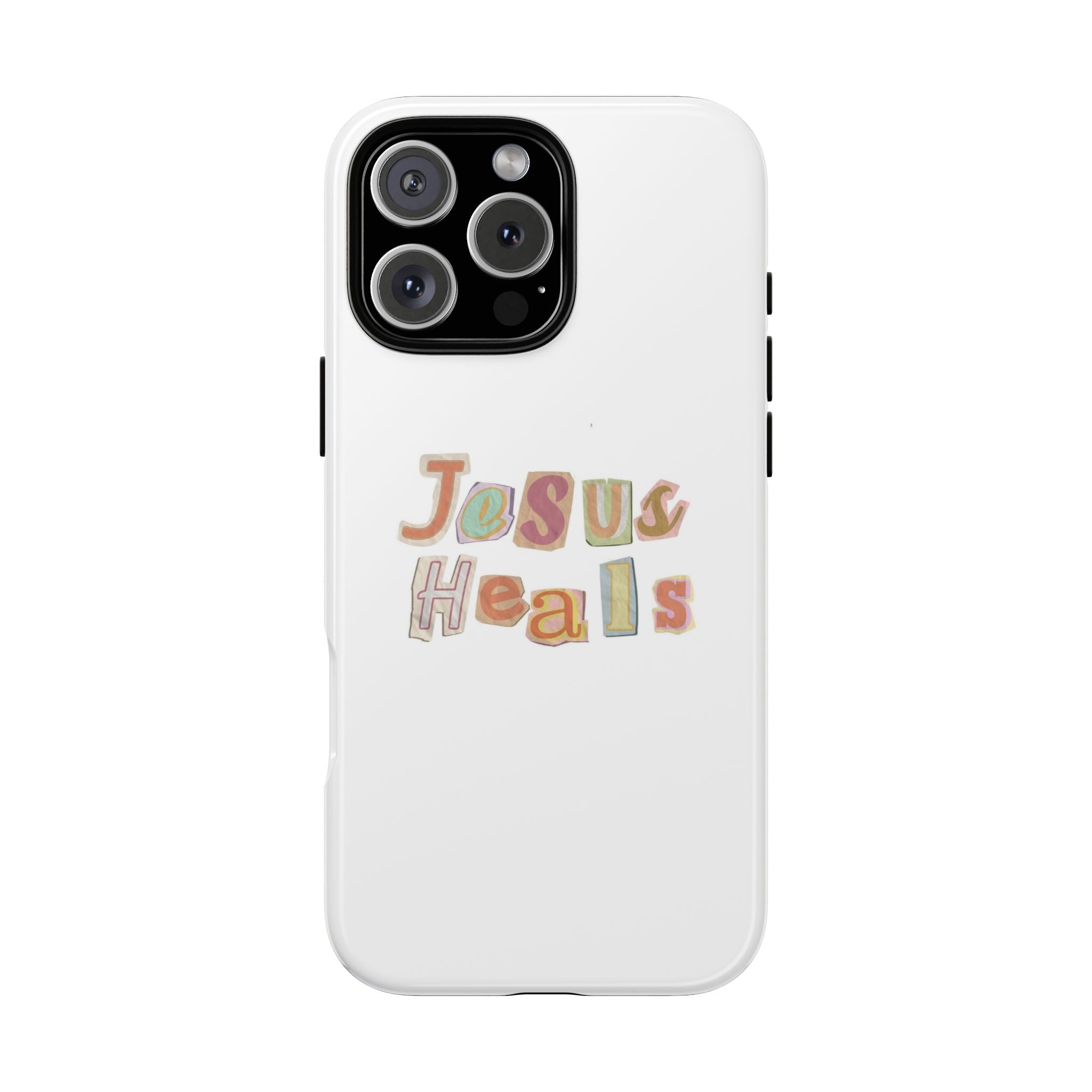 Jesus Heals Phone Case — Christian Faith Inspirational Tough Case