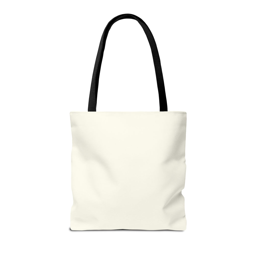 Heaven Music Tote Bag - Retro Blue Graphic All-Over Print