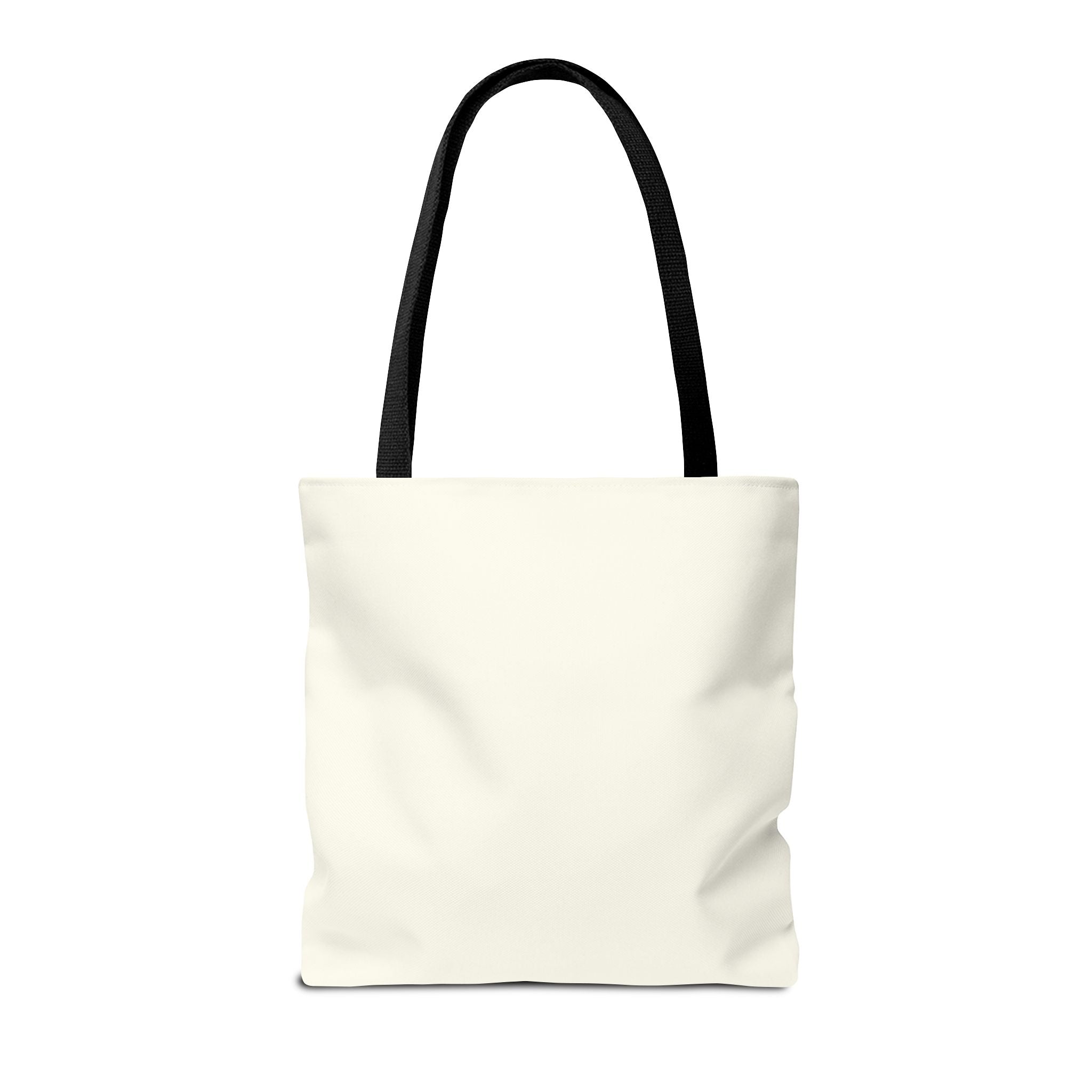 Heaven Music Tote Bag - Retro Blue Graphic All-Over Print