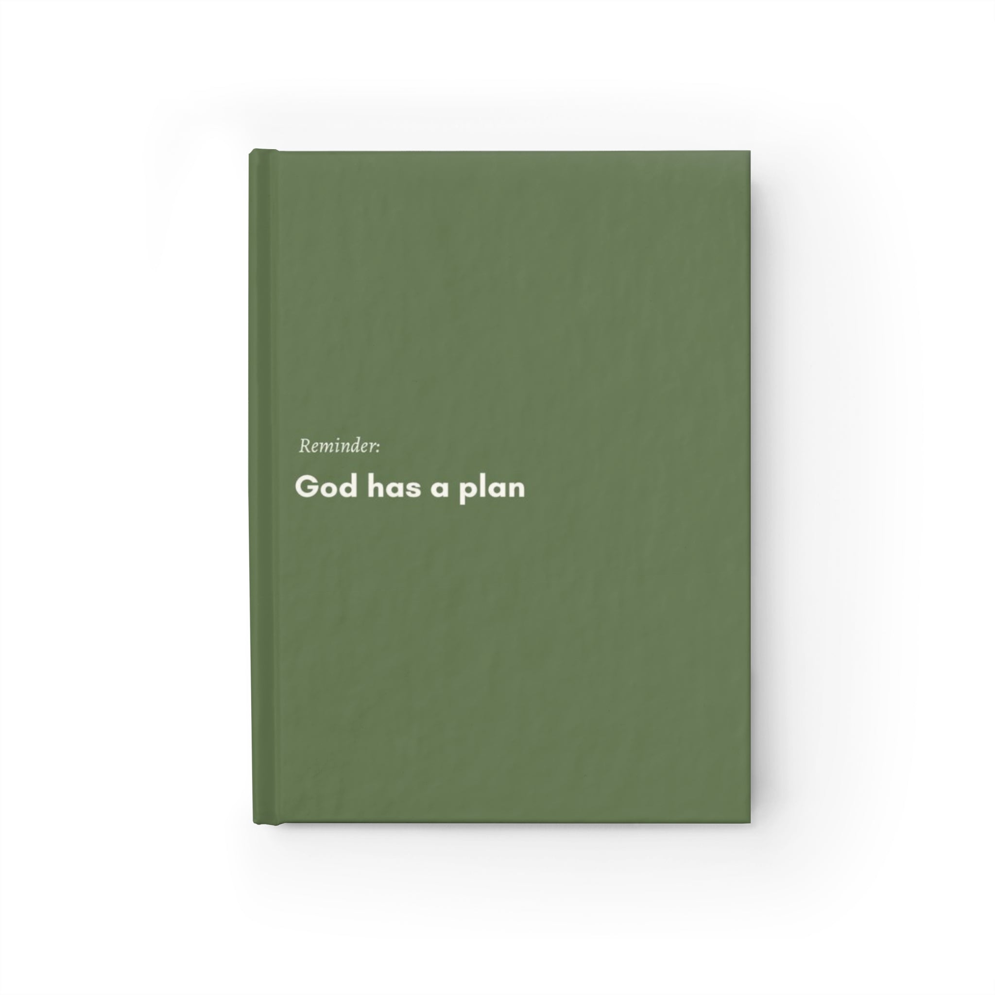 "God Has a Plan" Hardcover Ruled Journal - Faith-Inspired Prayer & Reflection Gift Notebook