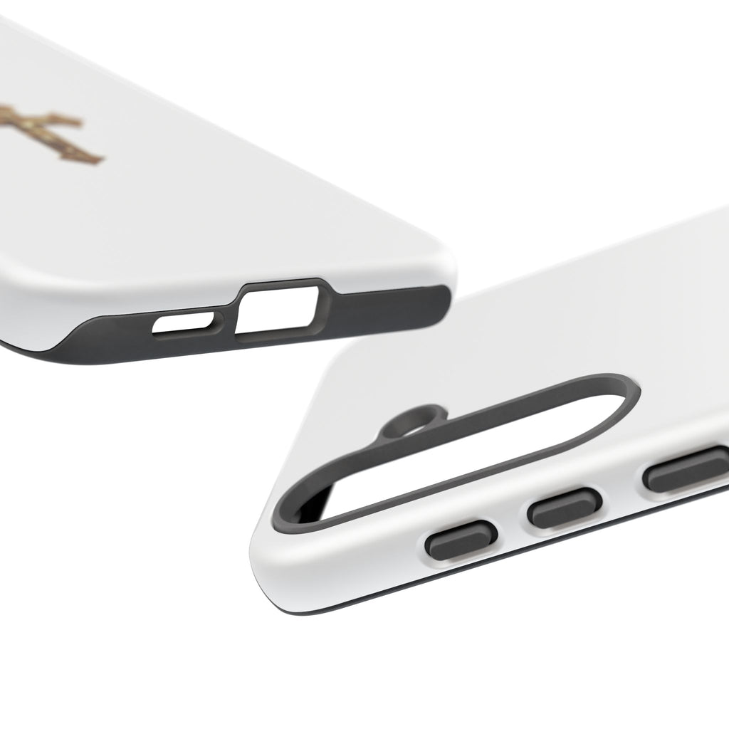 Gold Cross Tough Phone Case | Protective Cover