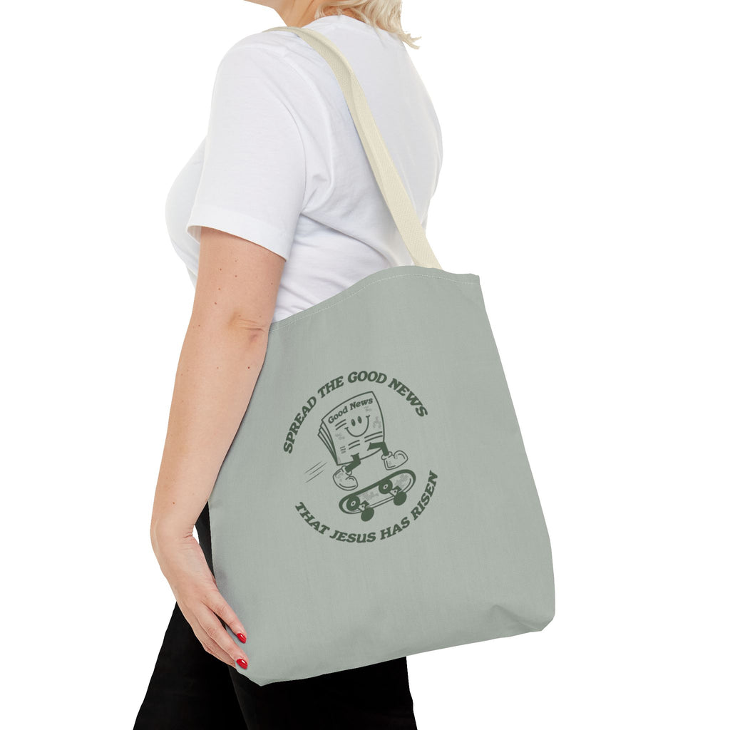 "Jesus Has Risen" Quote Tote Bag