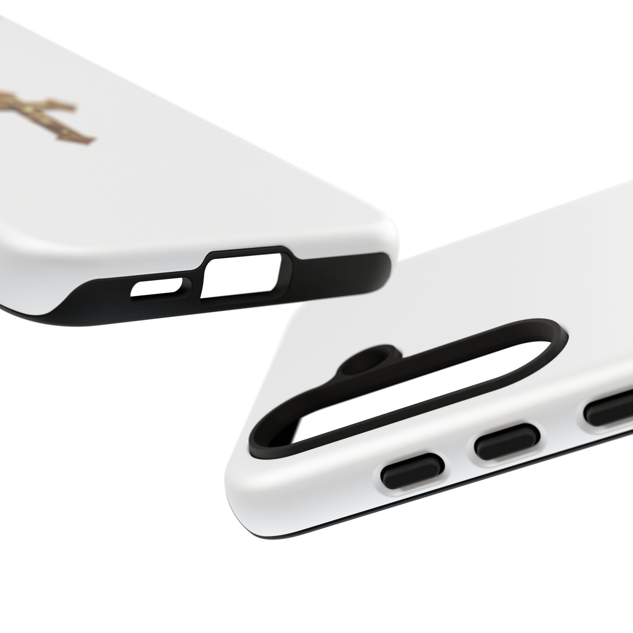 Gold Cross Tough Phone Case | Protective Cover