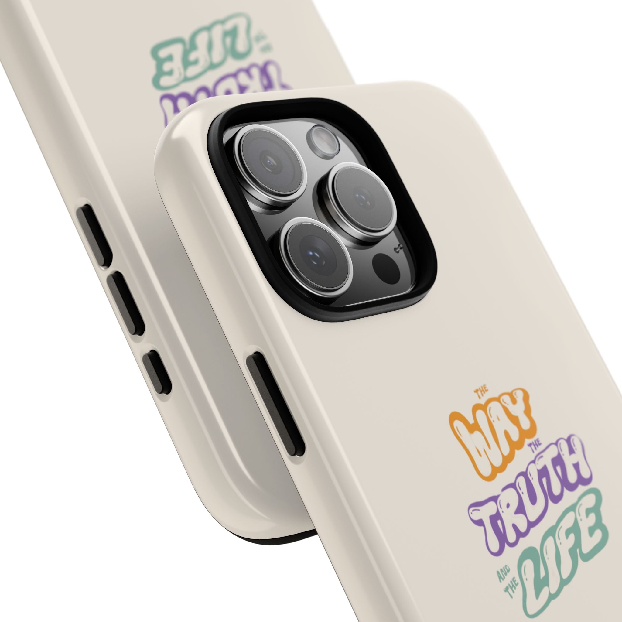 'Way,Truth,Life' Pastel Graphic Protective Tough Case