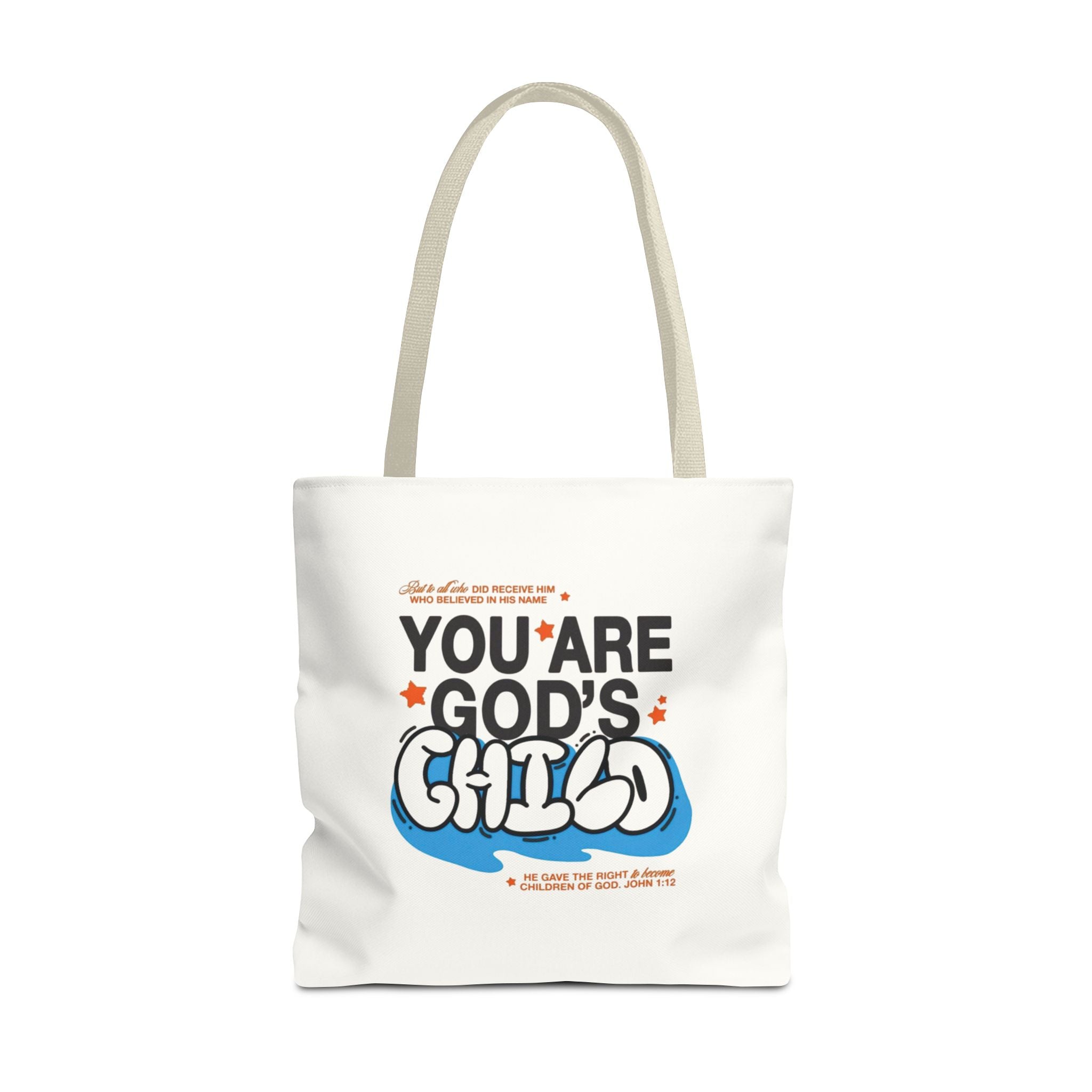 Inspirational "You Are God's Child" Tote Bag