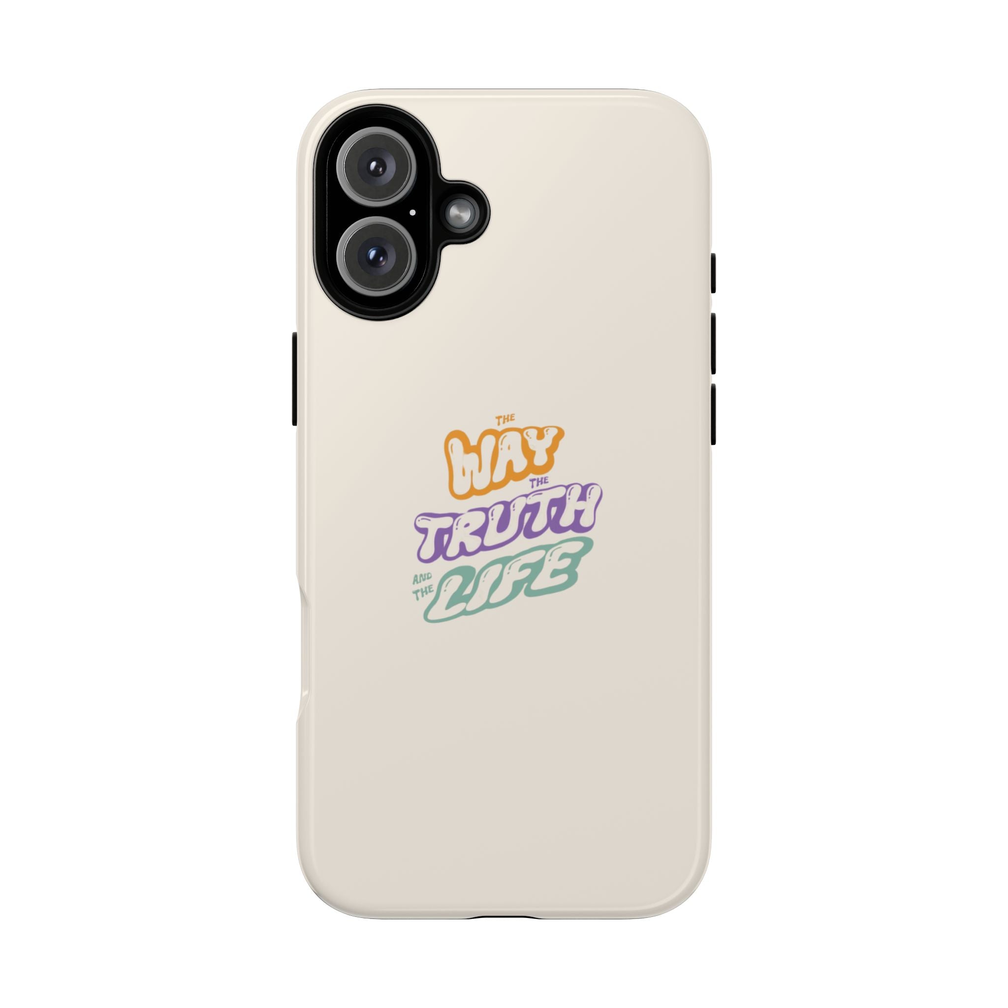 'Way,Truth,Life' Pastel Graphic Protective Tough Case