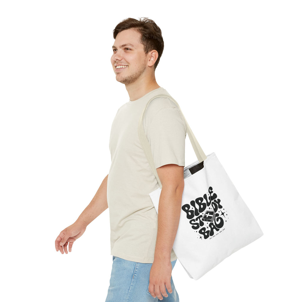 Bible Study Tote Bag – Faith-Inspired Scripture Carryall