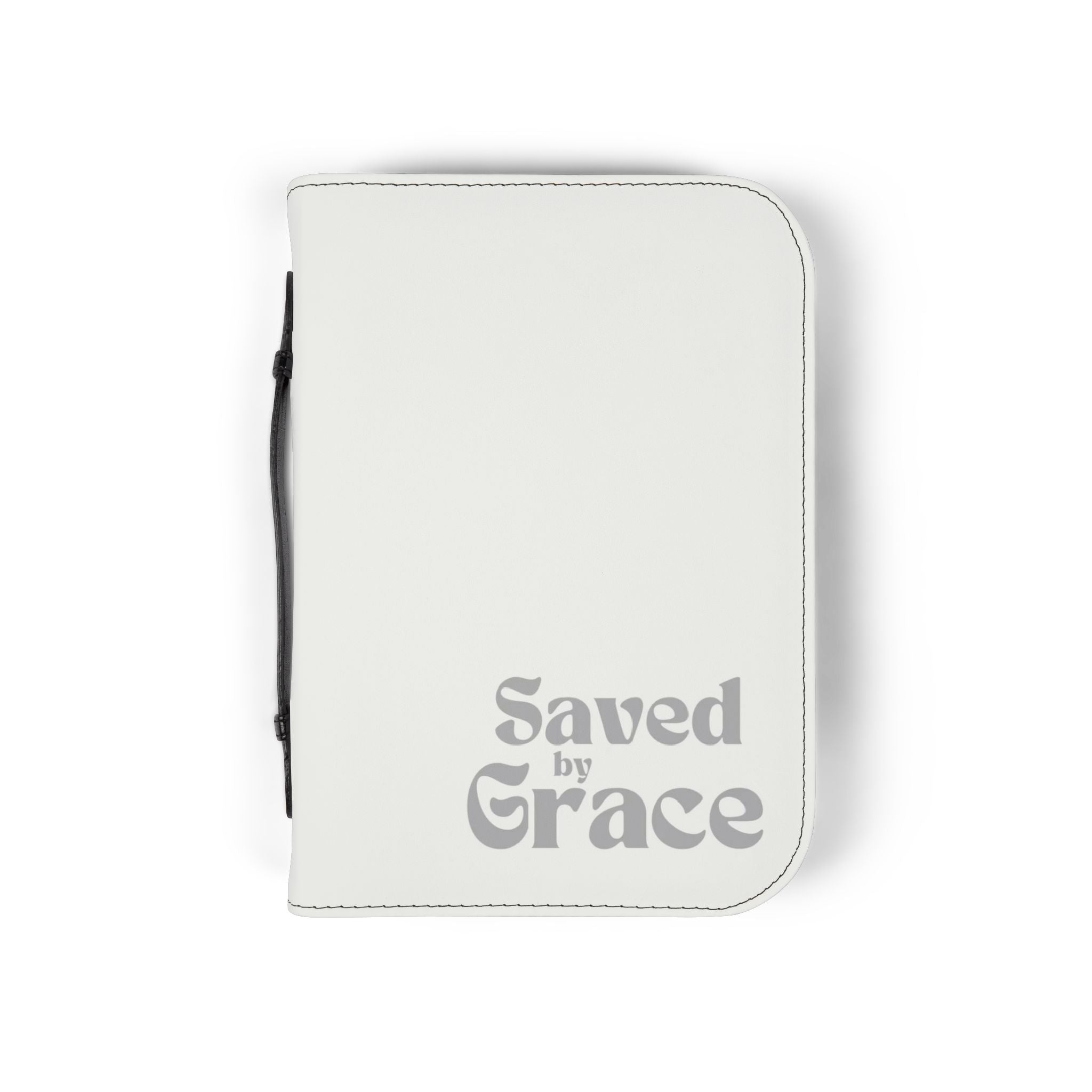 Bible Cover — "Saved by Grace" Zippered Bible Cover