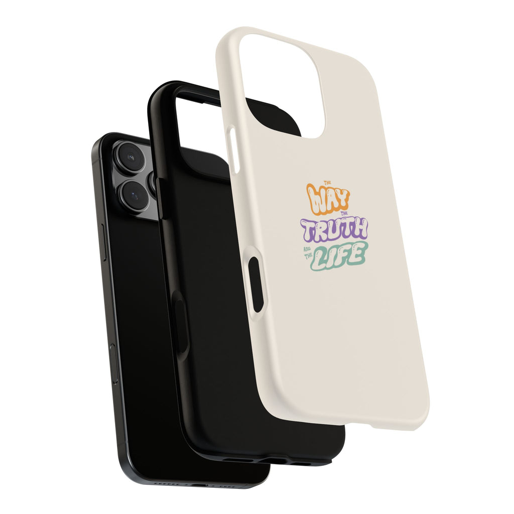 'Way,Truth,Life' Pastel Graphic Protective Tough Case