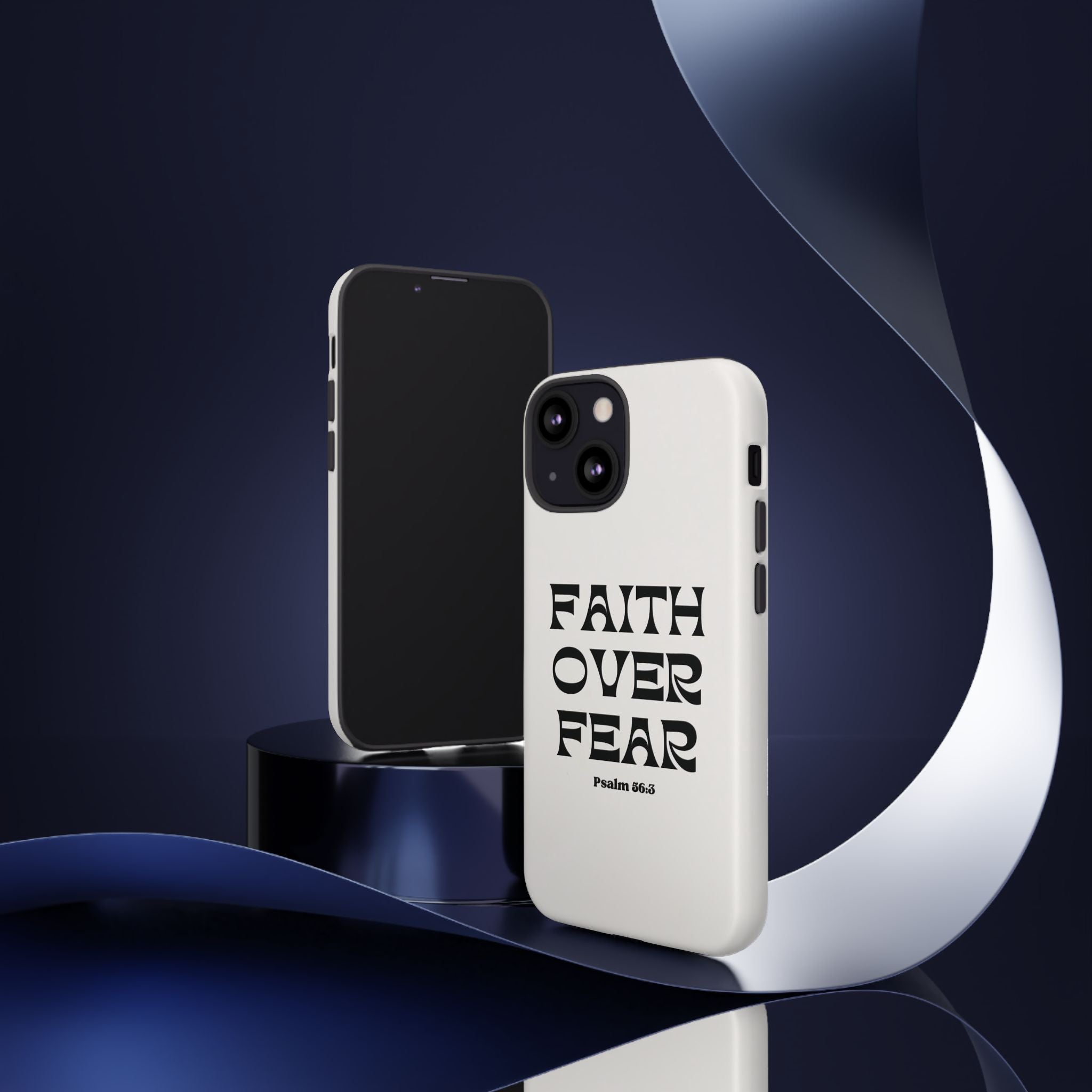 Faith Over Fear Phone Case — Psalm 56:3 Christian Protective Phone Cover