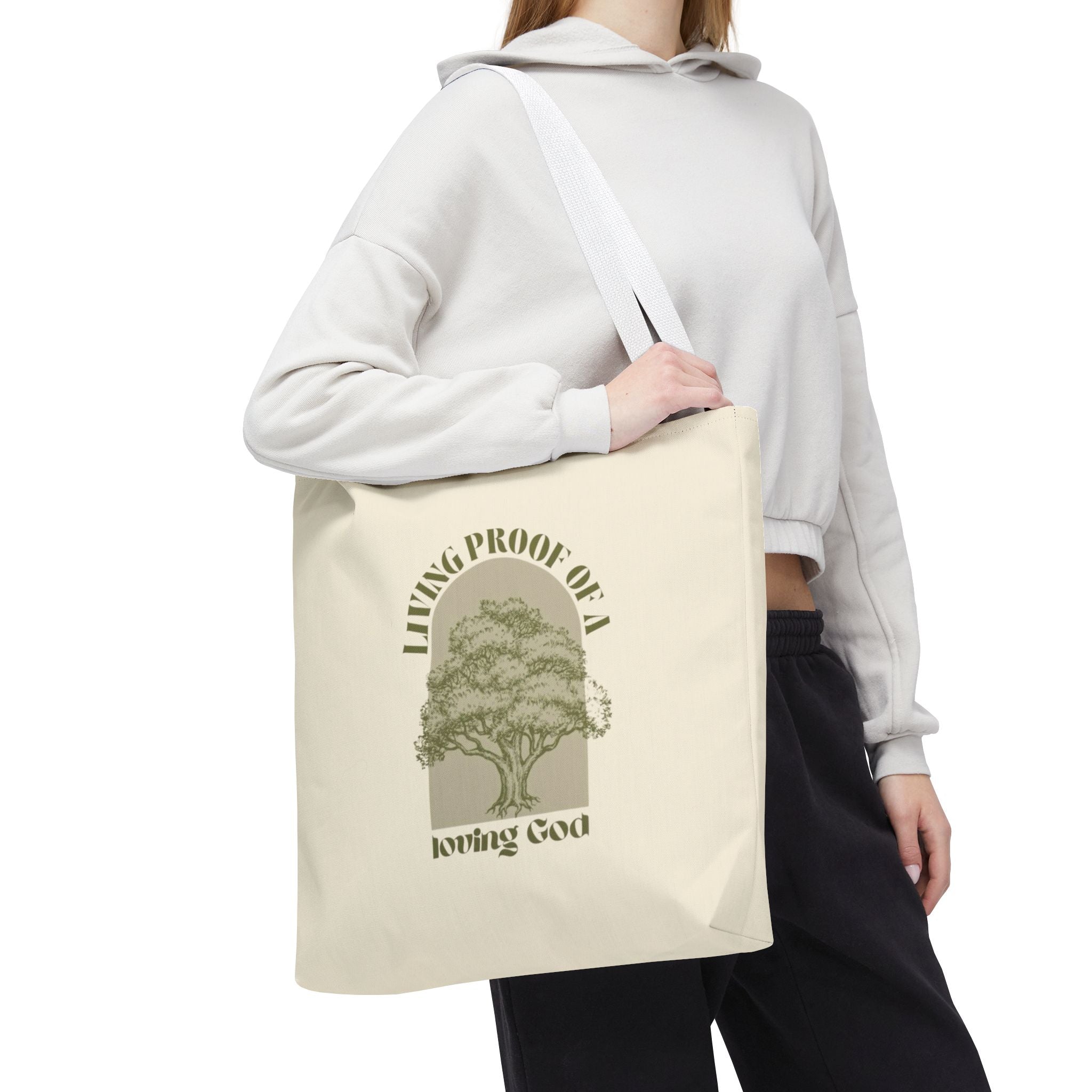 Living Proof Of A Loving God Tote Bag