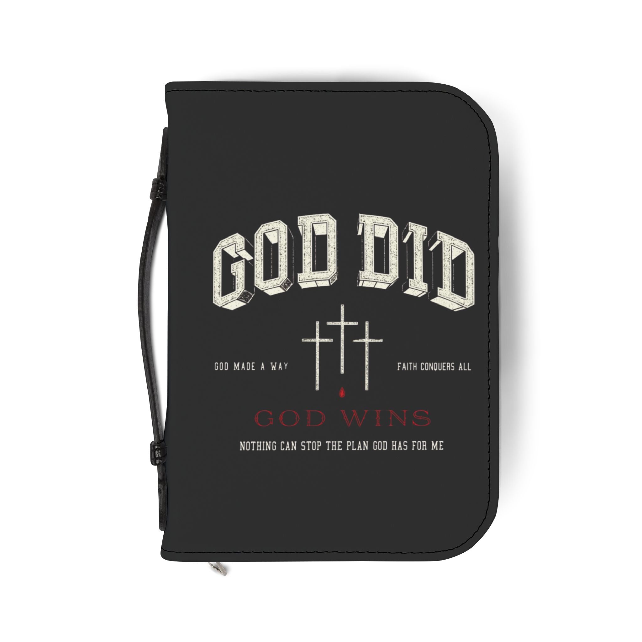 God Did Bible Cover — Zippered Scripture Carry Case