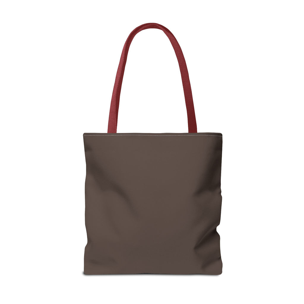 Surrounded by His Goodness Tote Bag — Faith Floral Scripture Shopper