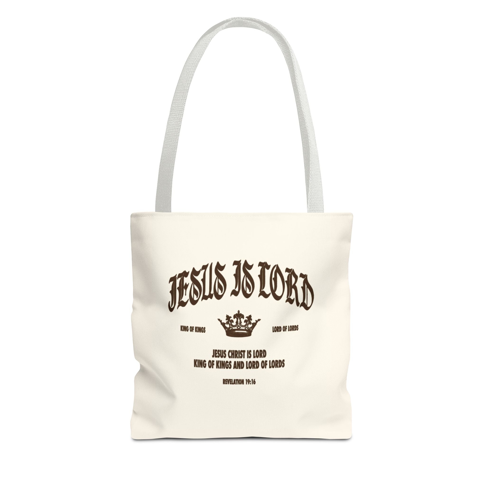 Jesus Is Lord Canvas Tote Bag