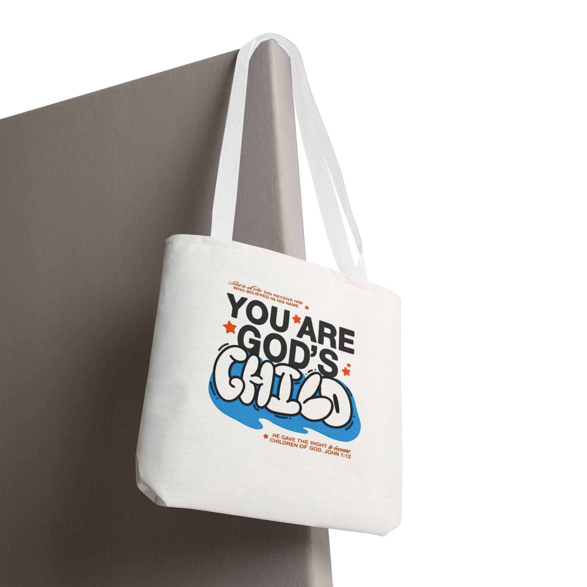 Inspirational "You Are God's Child" Tote Bag